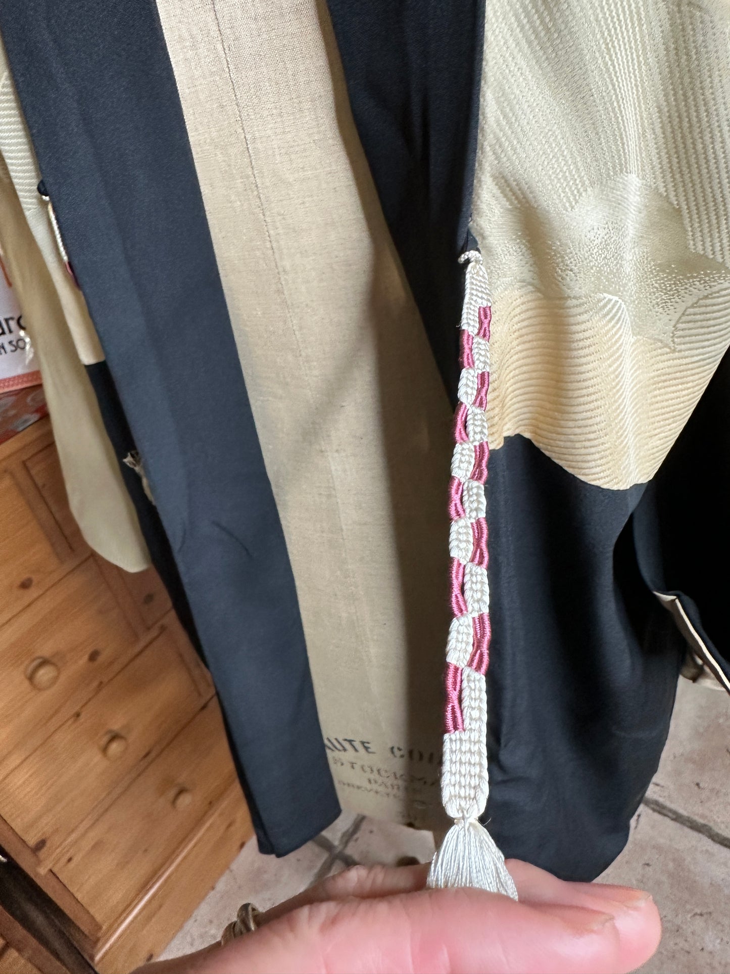 Haori kimono veste japonais en soie occasion