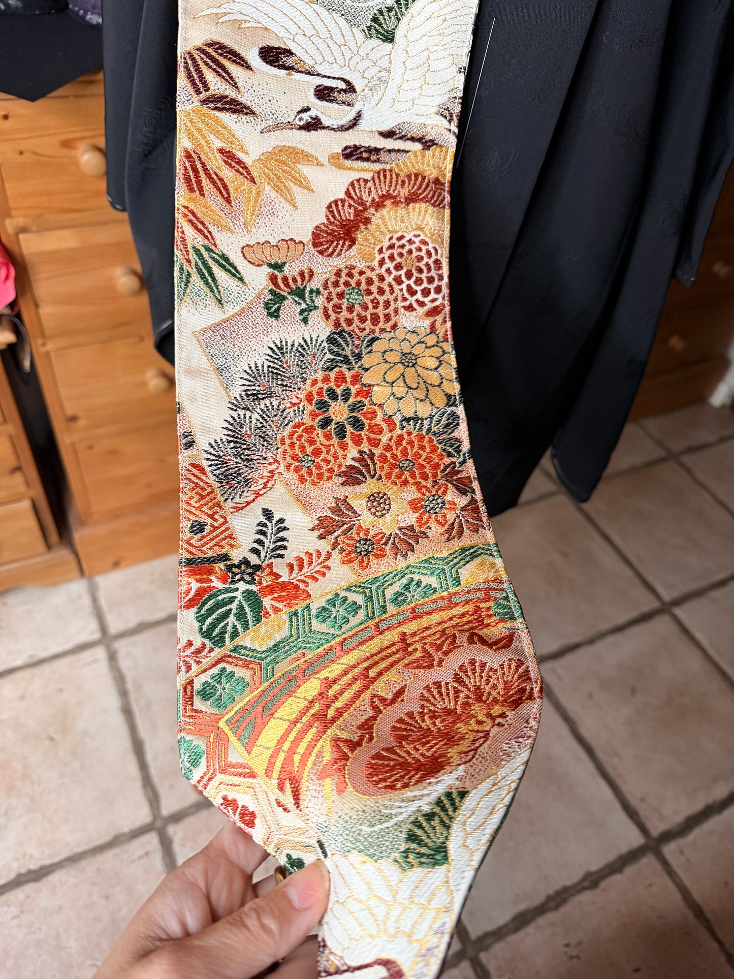 Ceinture Obi kimono japonais en soie