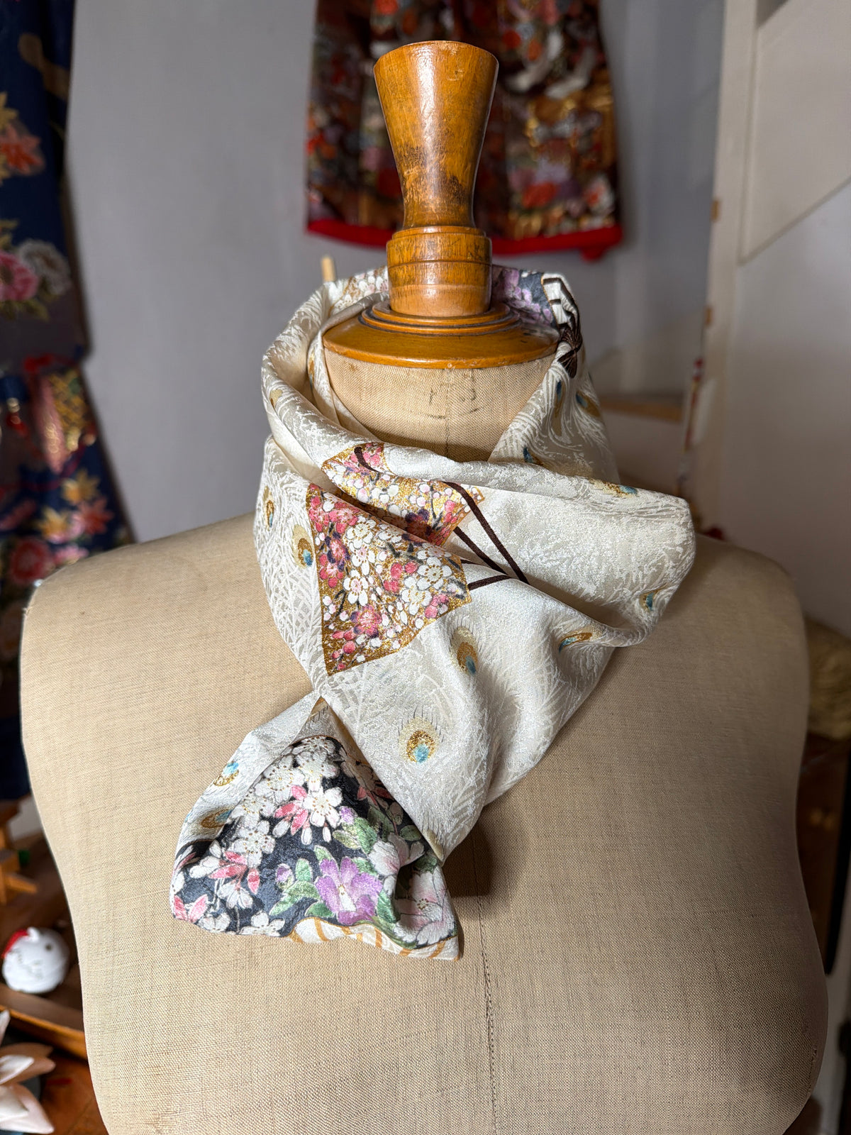 Tour de cou kimono japonais en soie