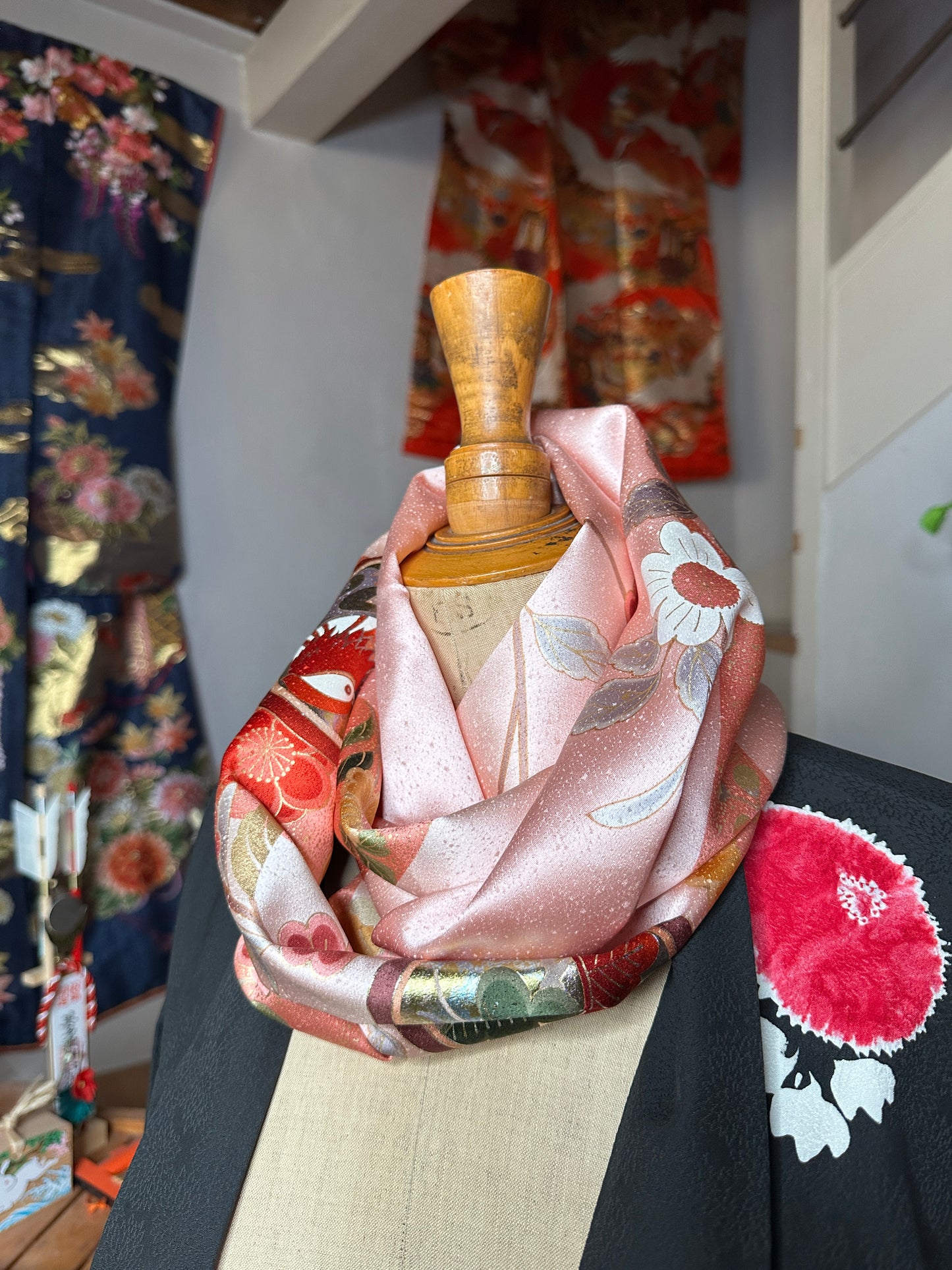 Tour de cou kimono japonais Furisode