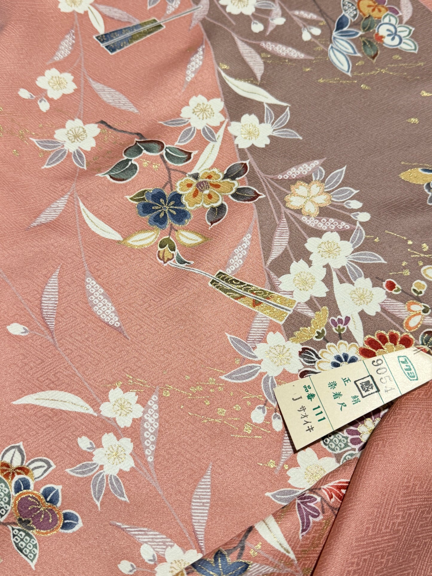 Tour de cou kimono japonais en soie Neuf