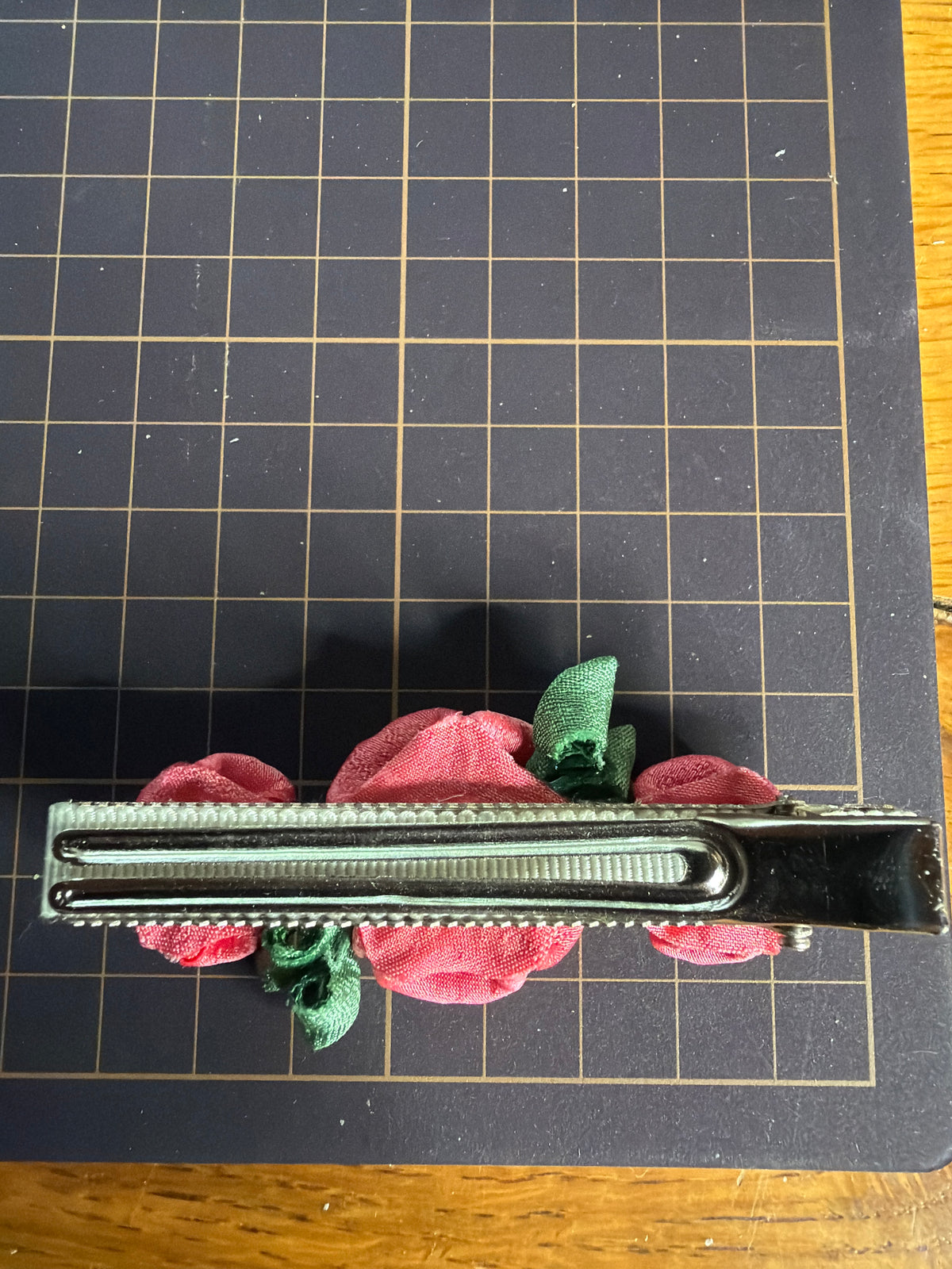 Pince à cheveux Tsumamisaiku kimono japonais en soie