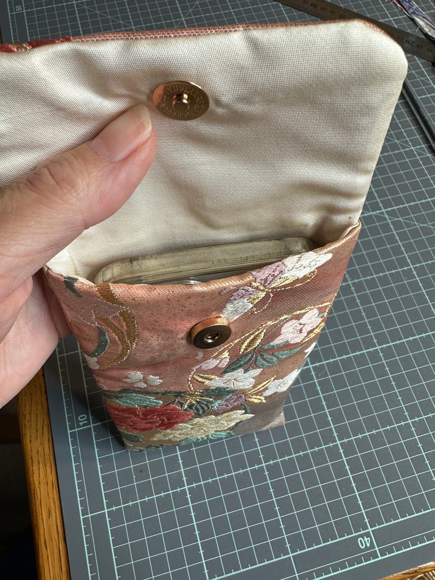 Pochette étui Obi kimono japonais