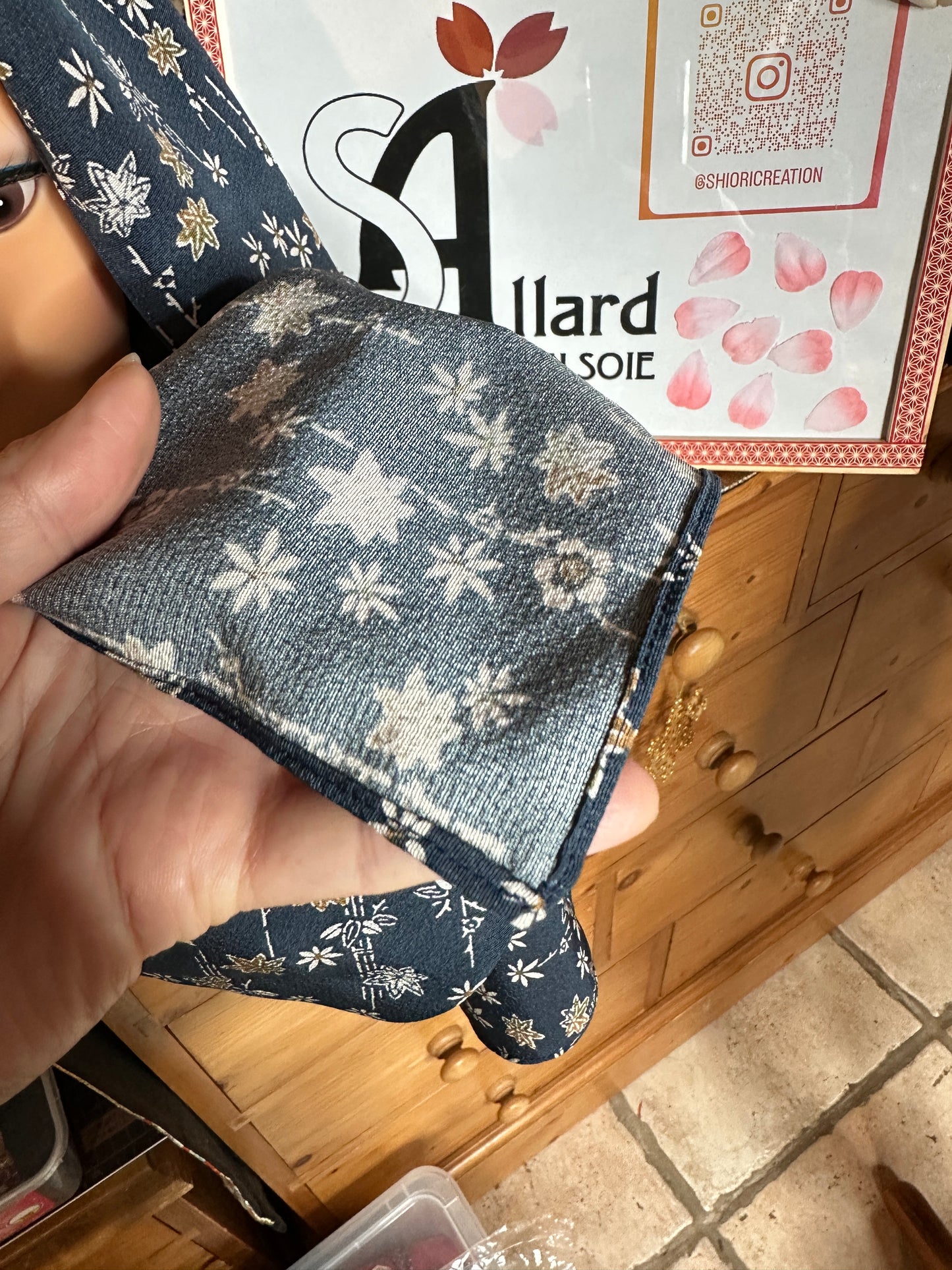 Foulard kimono japonais en soie