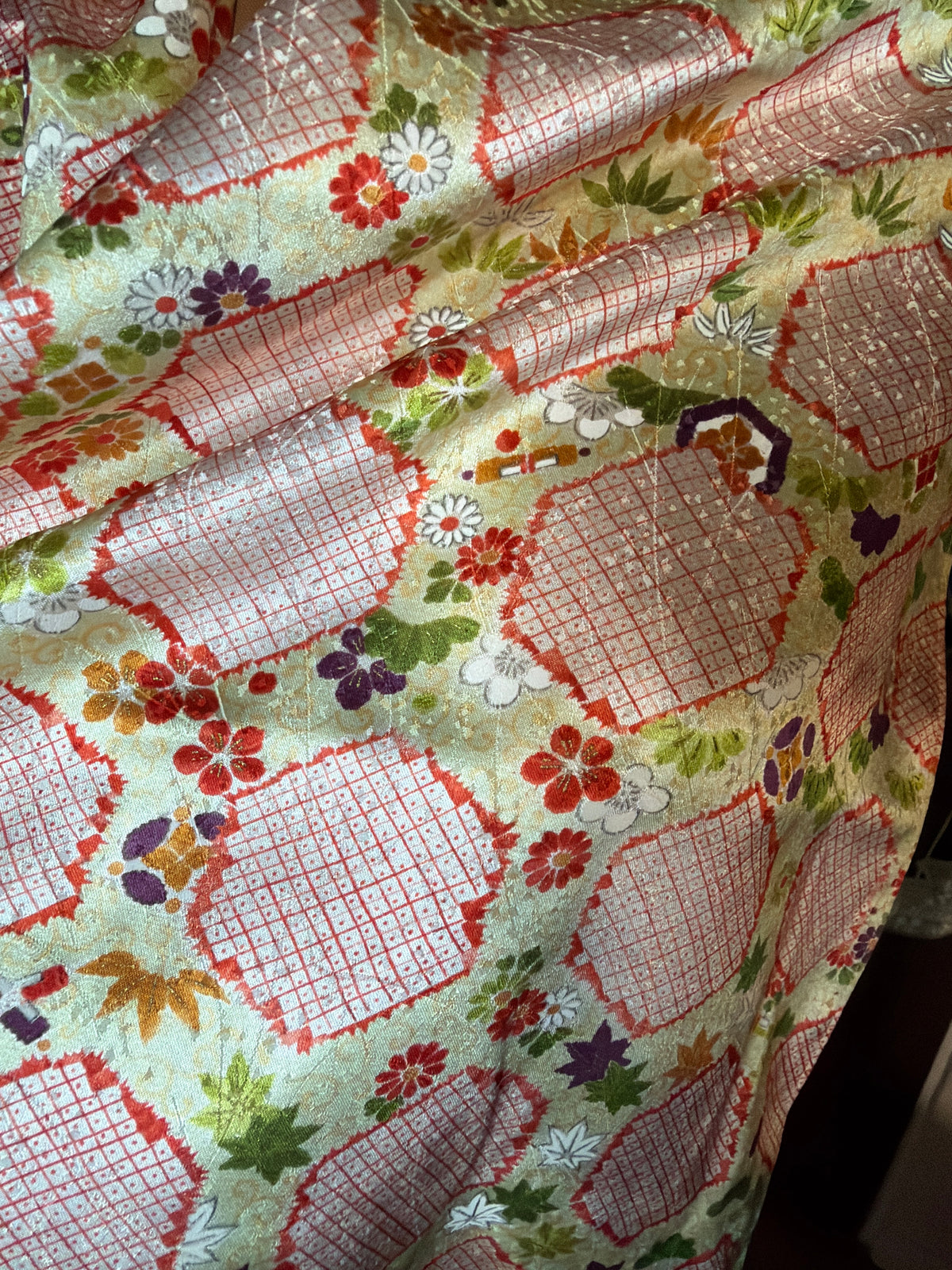 Foulard kimono japonais en soie
