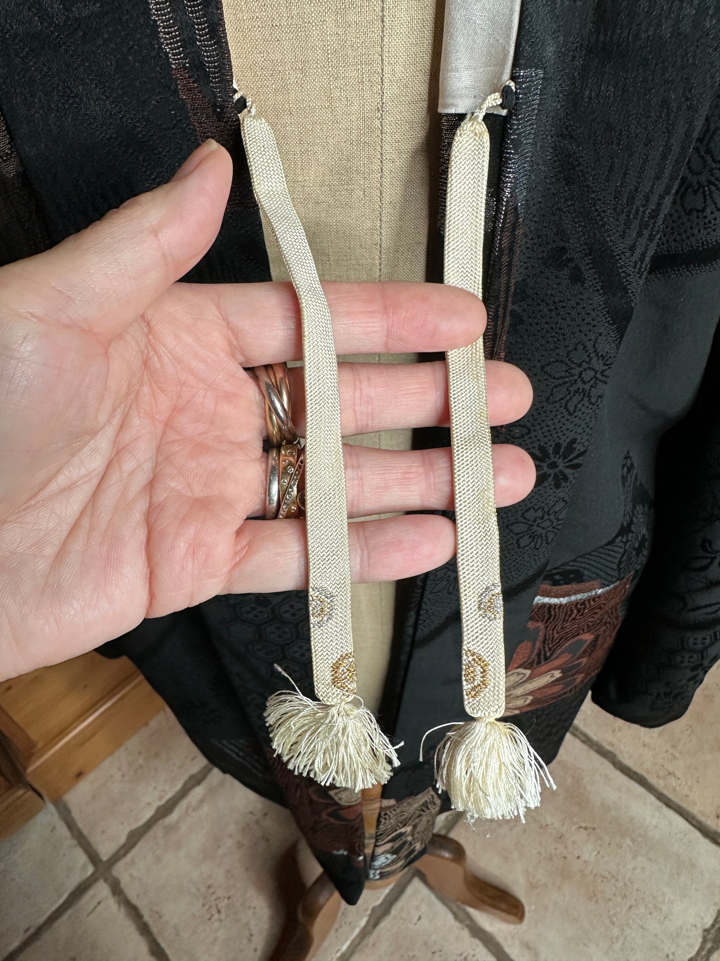 Haori veste kimono japonais Neuen soie