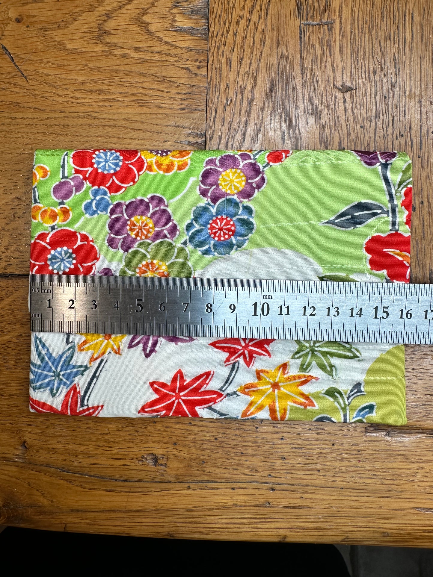 Pochette 2 compartiments kimono japonais en soie