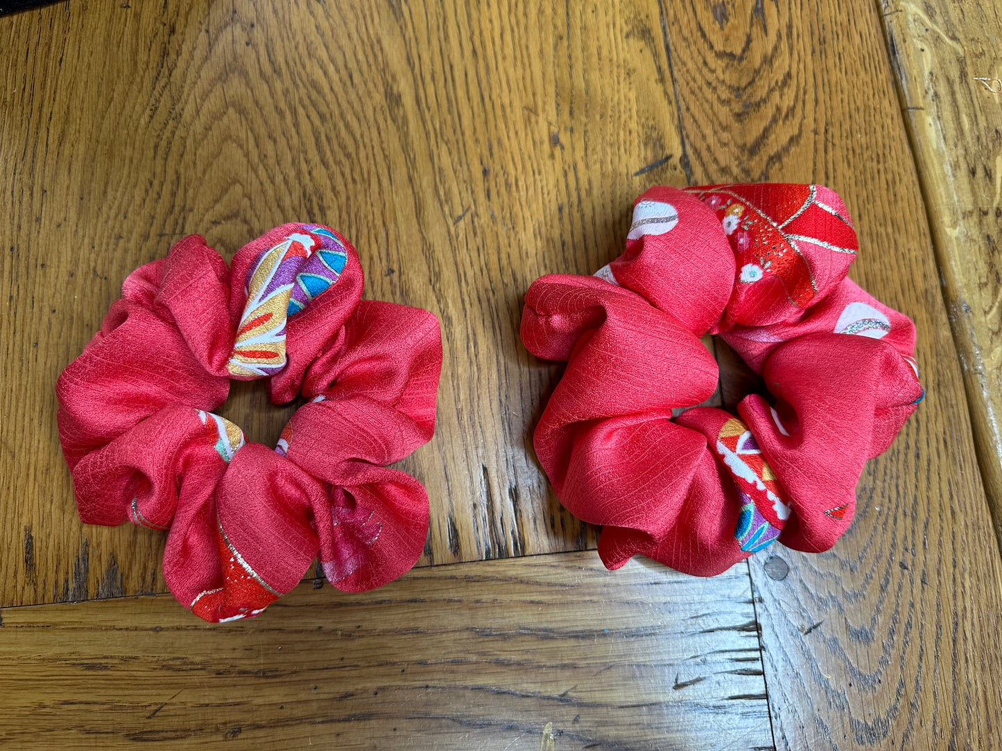 Chouchou kimono japonais en soie grand modèle