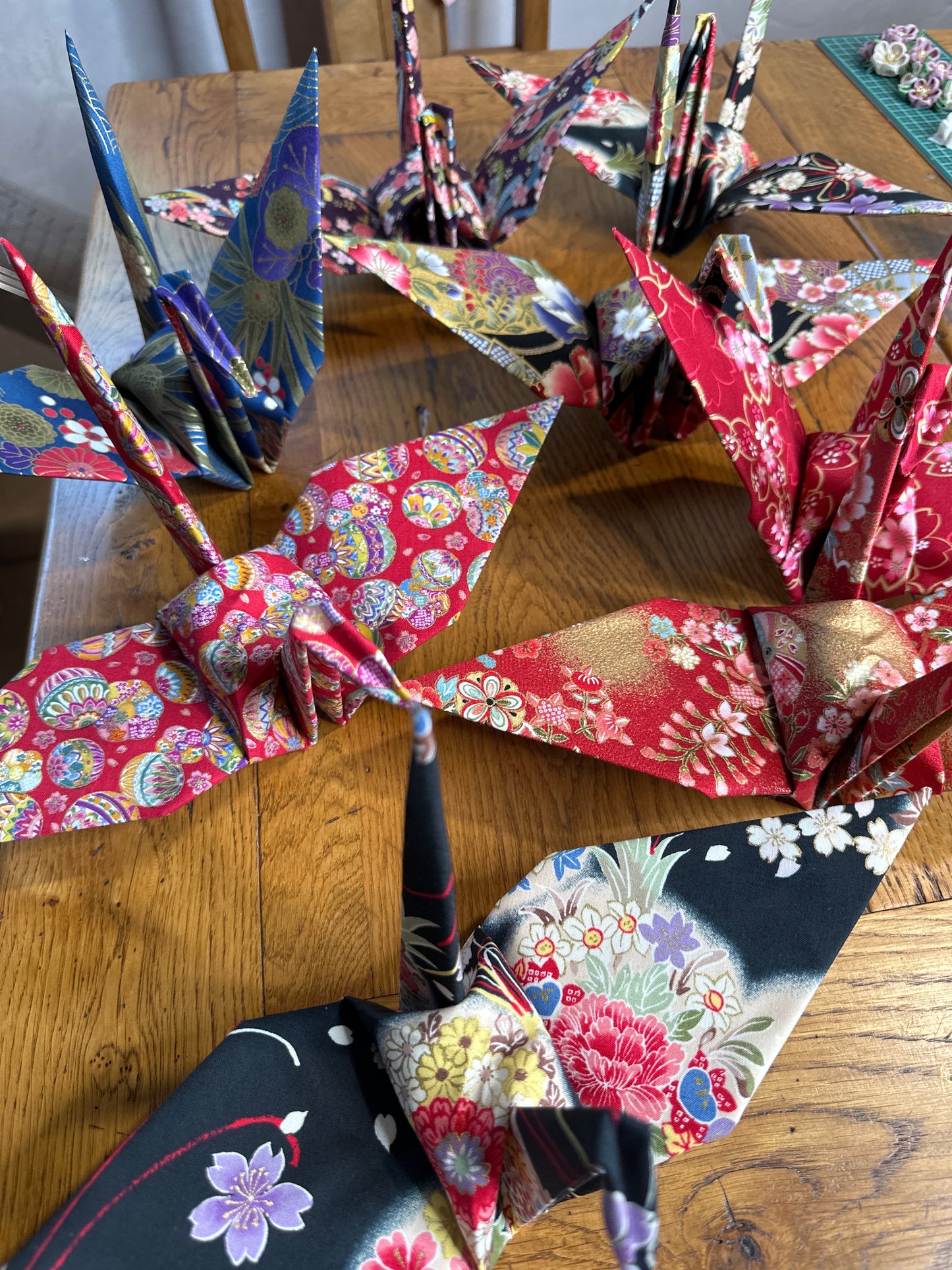 Grue oiseau en coton japonais Neuf