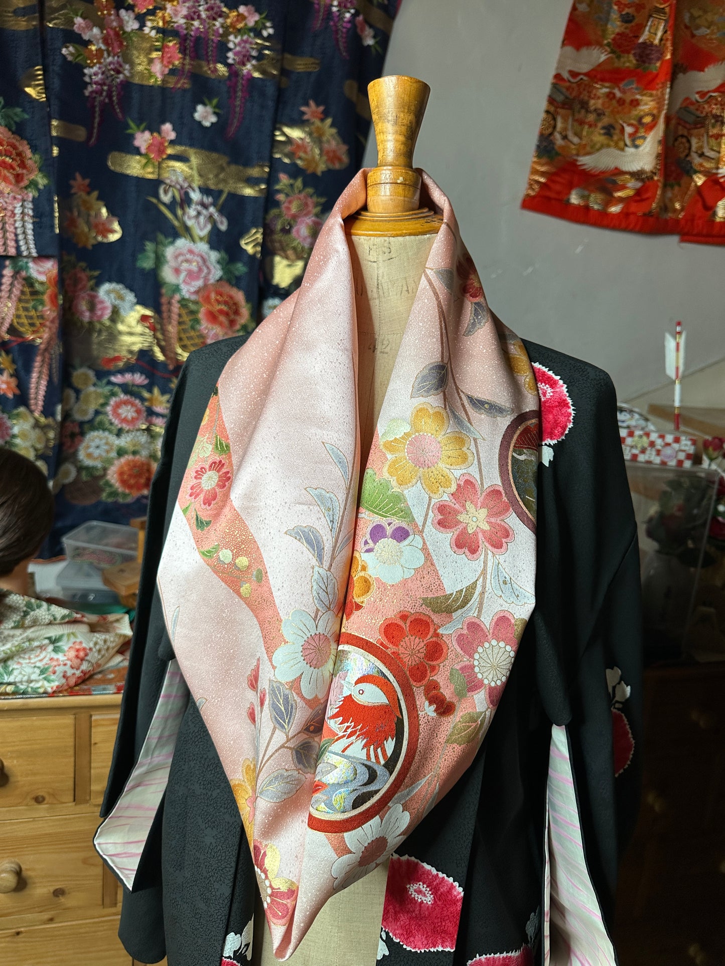 Tour de cou kimono japonais Furisode