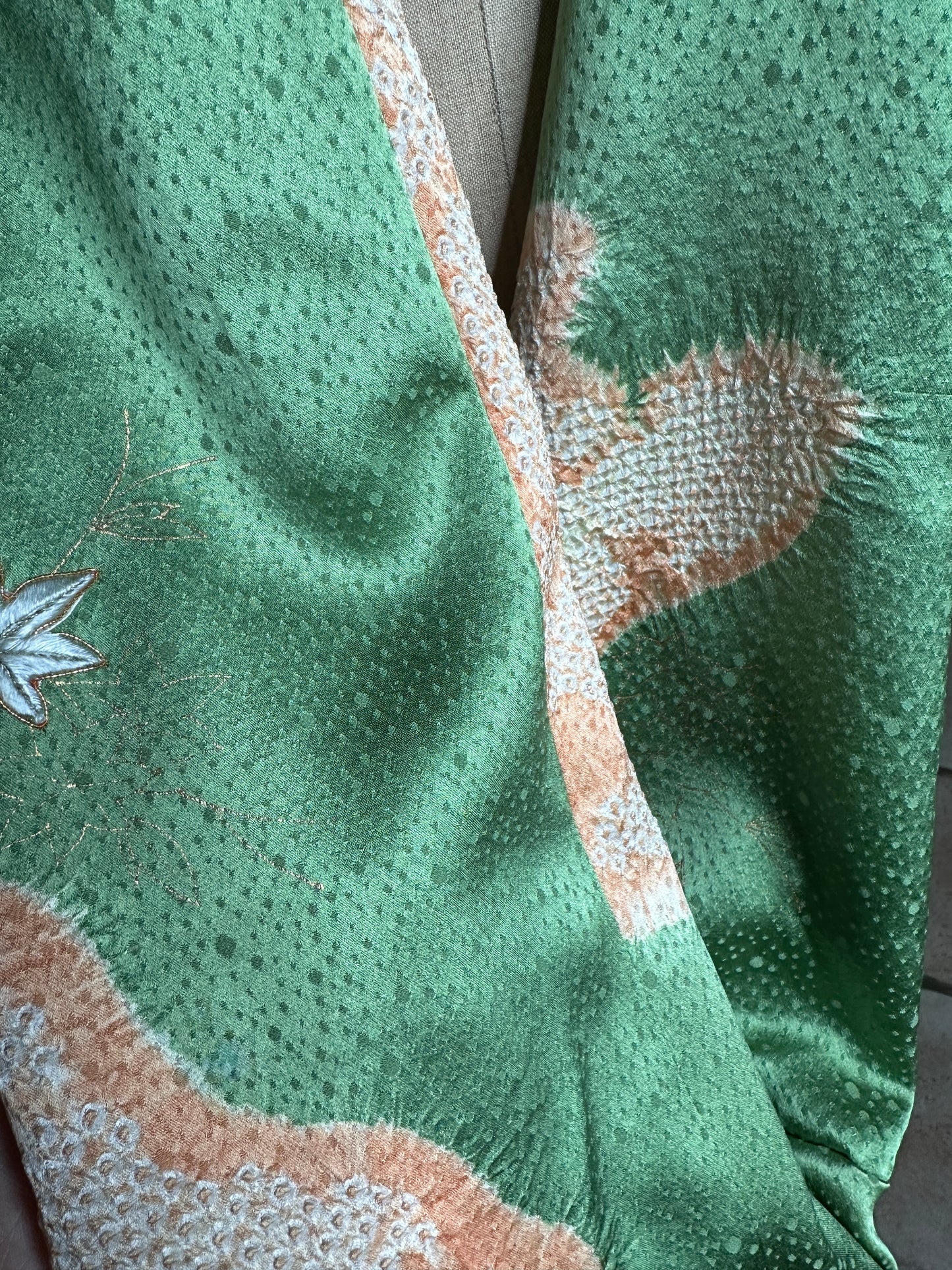 Snood tour de cou kimono Japonais en soie