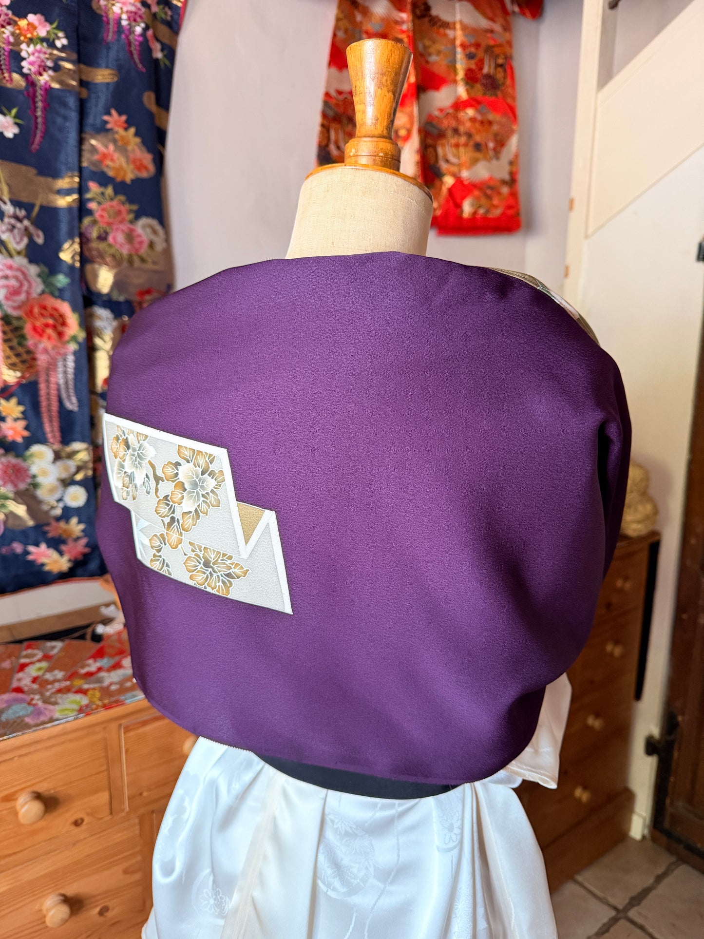 Top tunique 4en 1 kimono japonais en soie Neuf