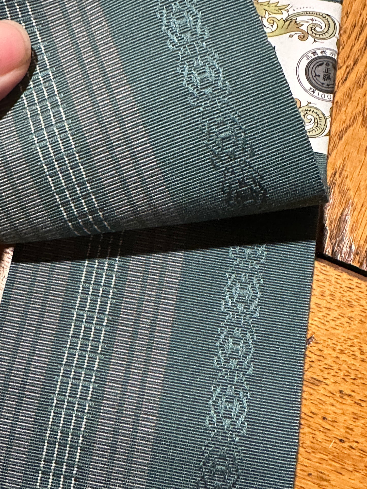 Obi kimono japonais homme Hakata ori Neuf