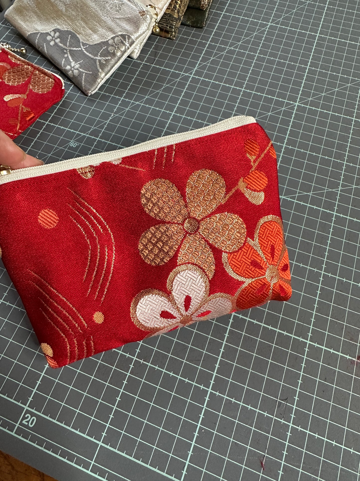 Trousseau pochette Obi japonais