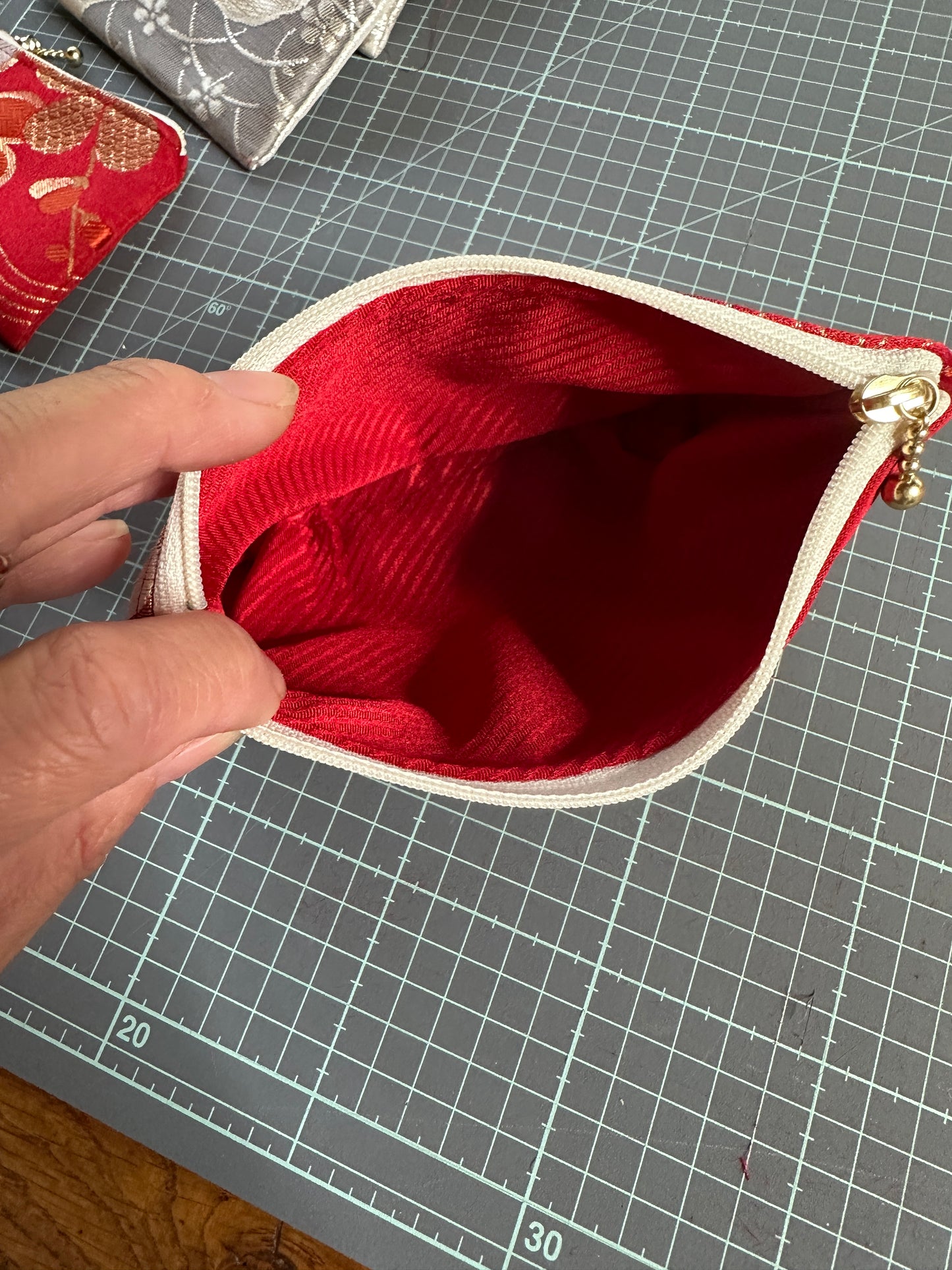 Trousseau pochette Obi japonais