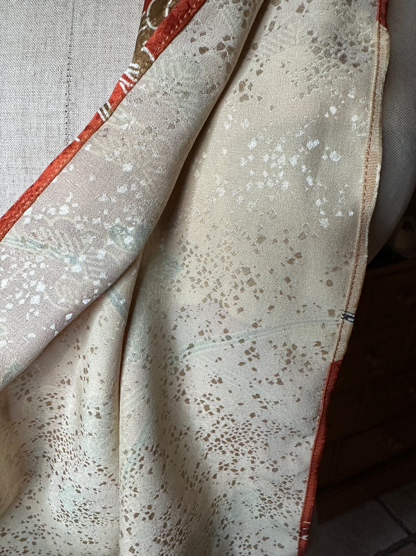 Foulard en soie kimono japonais