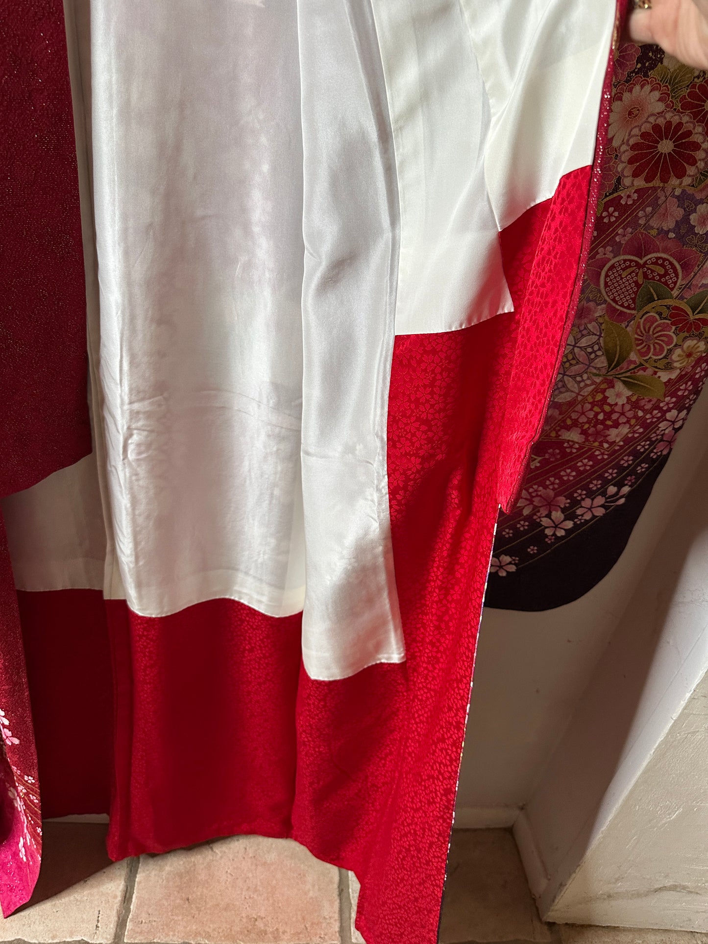 Furisode kimono japonais Neuf