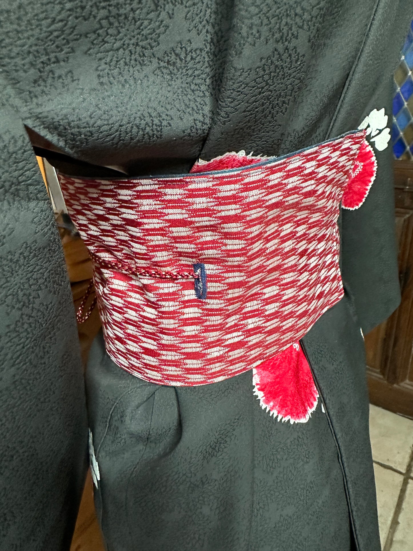 Ceinture Obi réversible