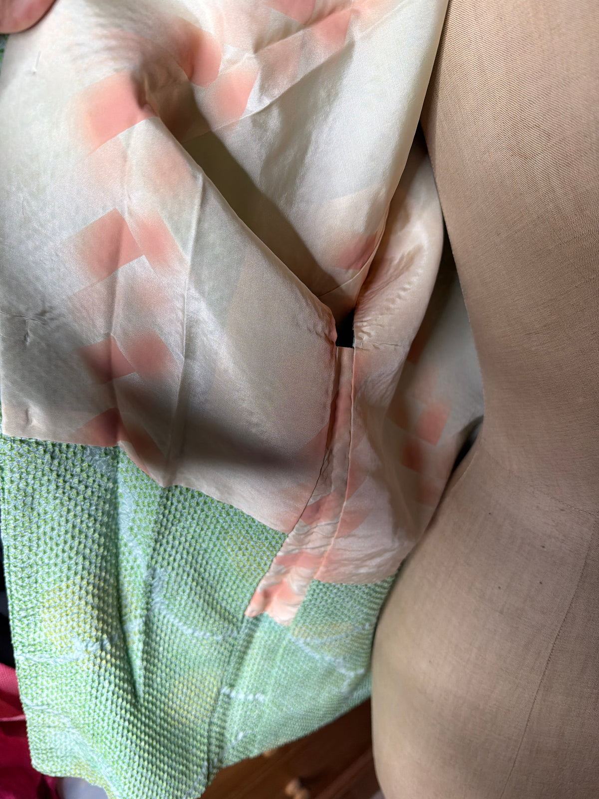 Haori veste pour kimono japonais Shibori en soie Neuf