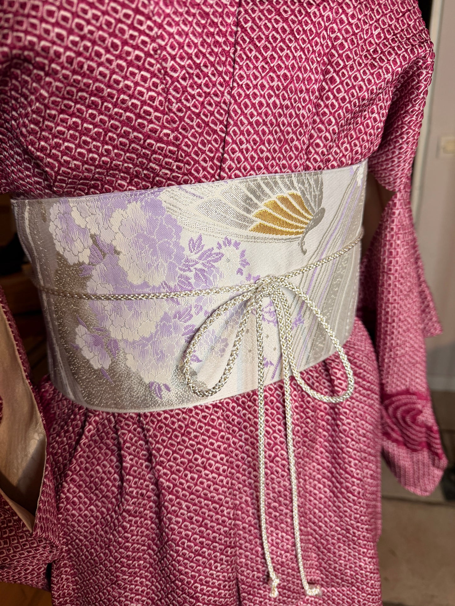 Ceinture Obi japonais avec cordelette