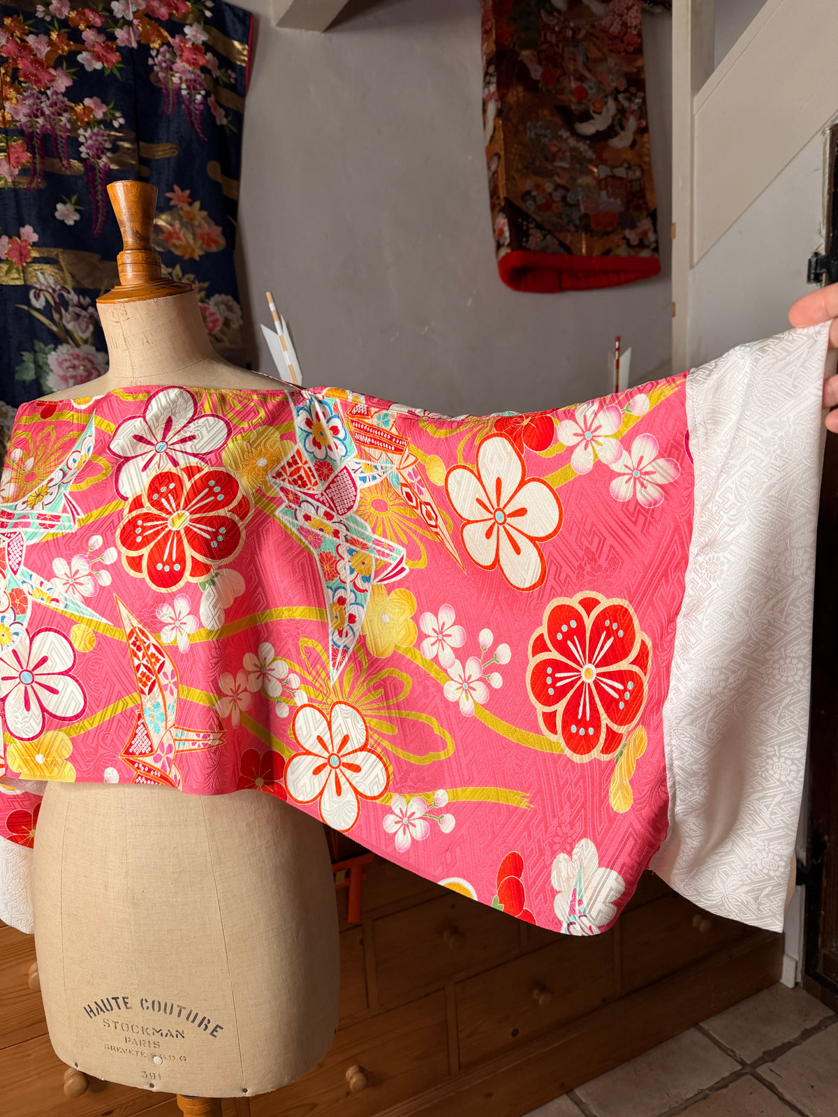 Top tunique 3 en 1 furisode kimono japonais