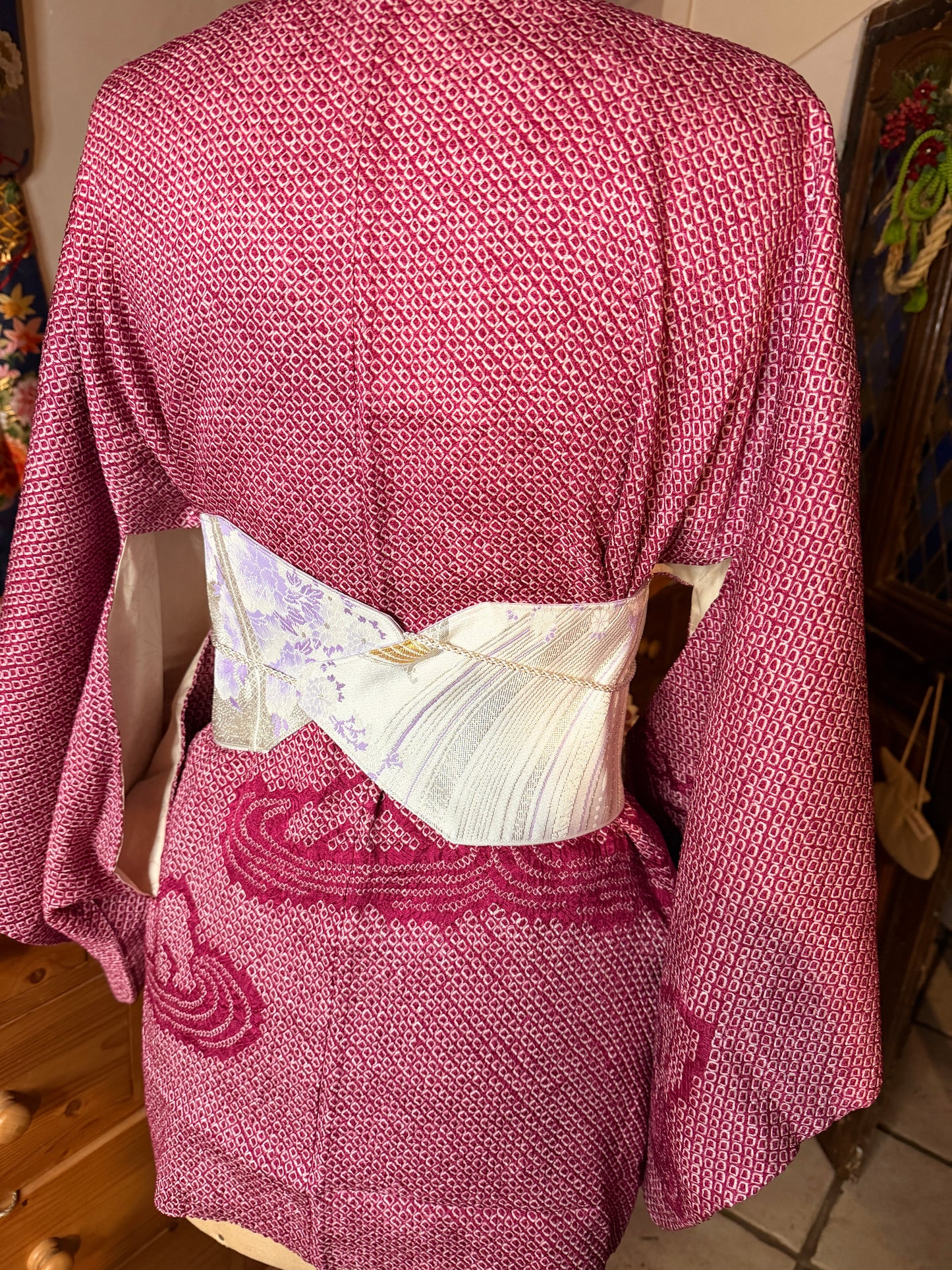 Ceinture Obi japonais avec cordelette