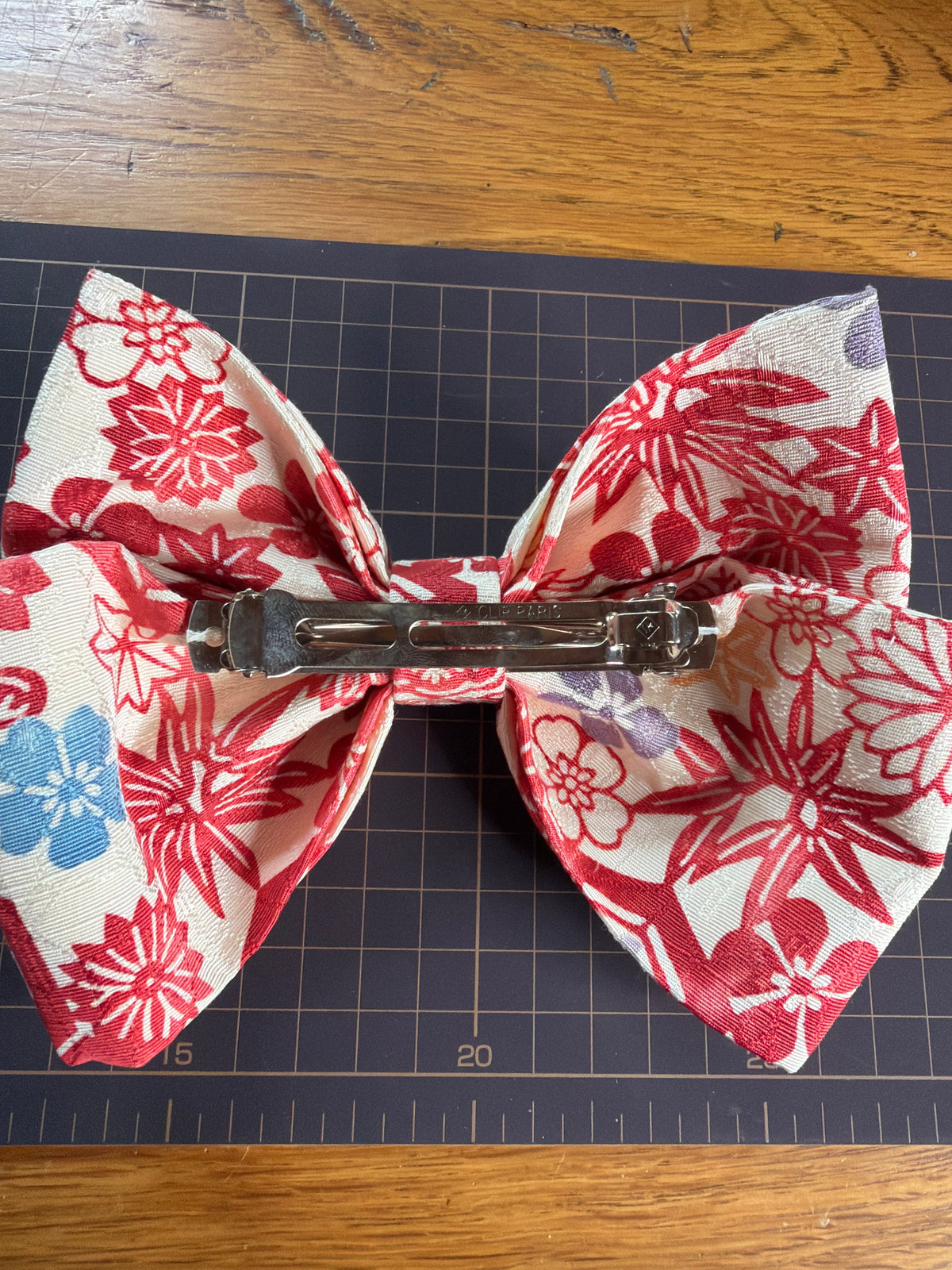 Barette japonaise kimono en soie