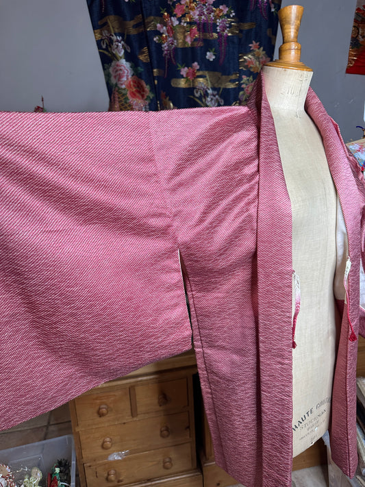 Haori veste de kimono japonais en soie antique Neuf
