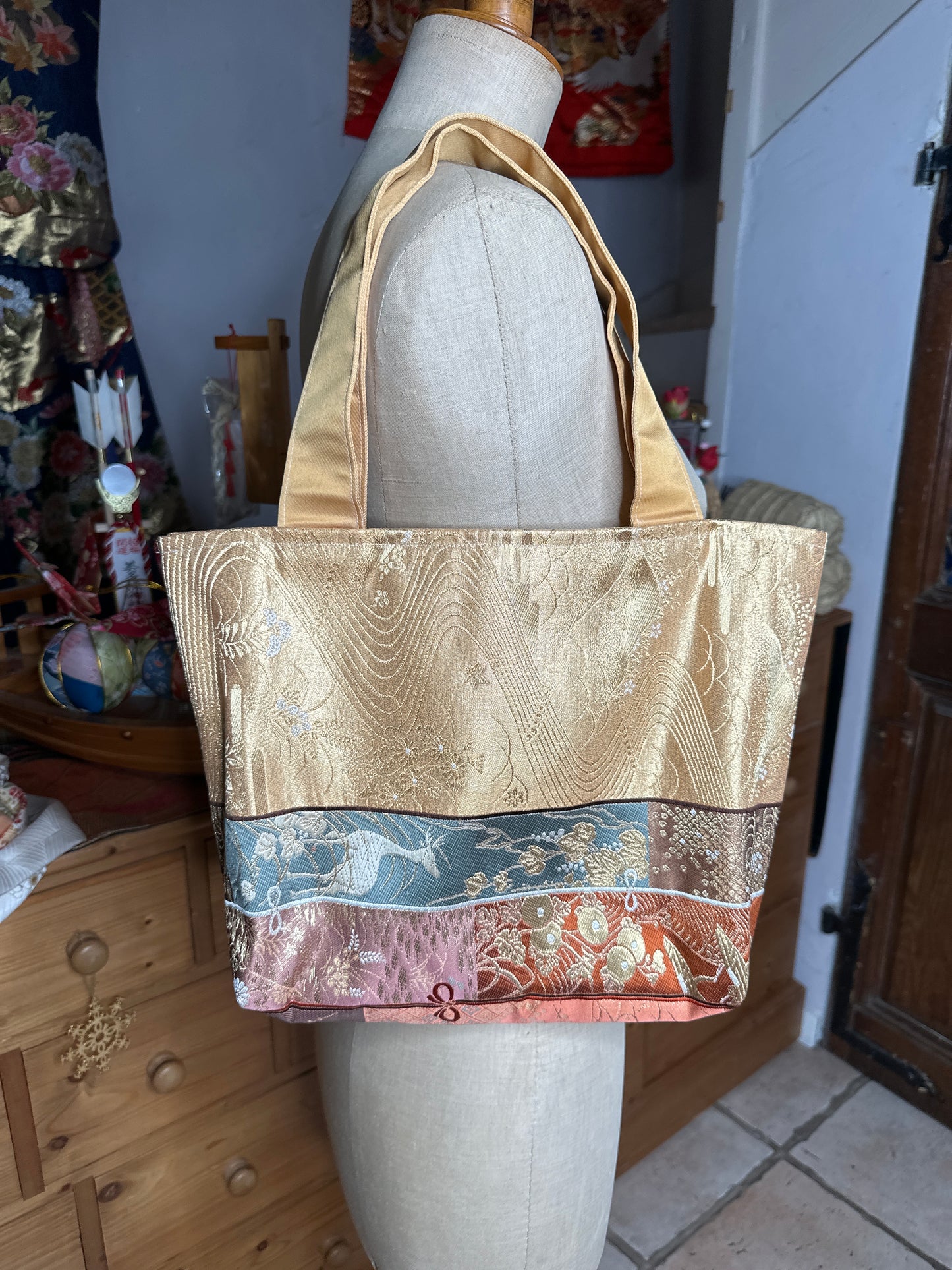 Sac Obi japonais en soie