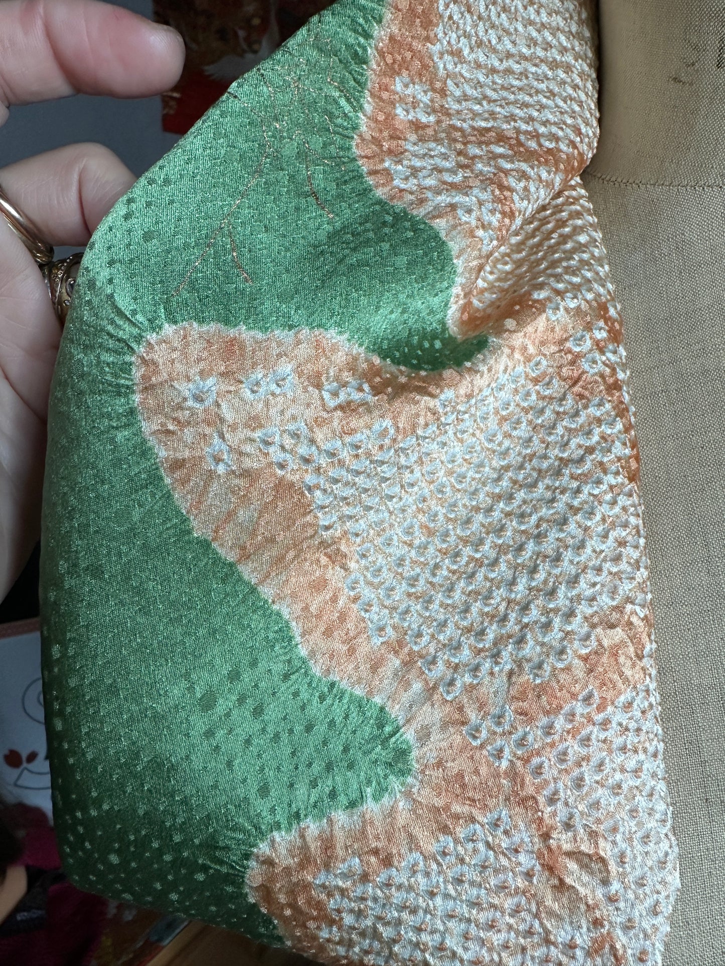 Snood tour de cou kimono Japonais en soie