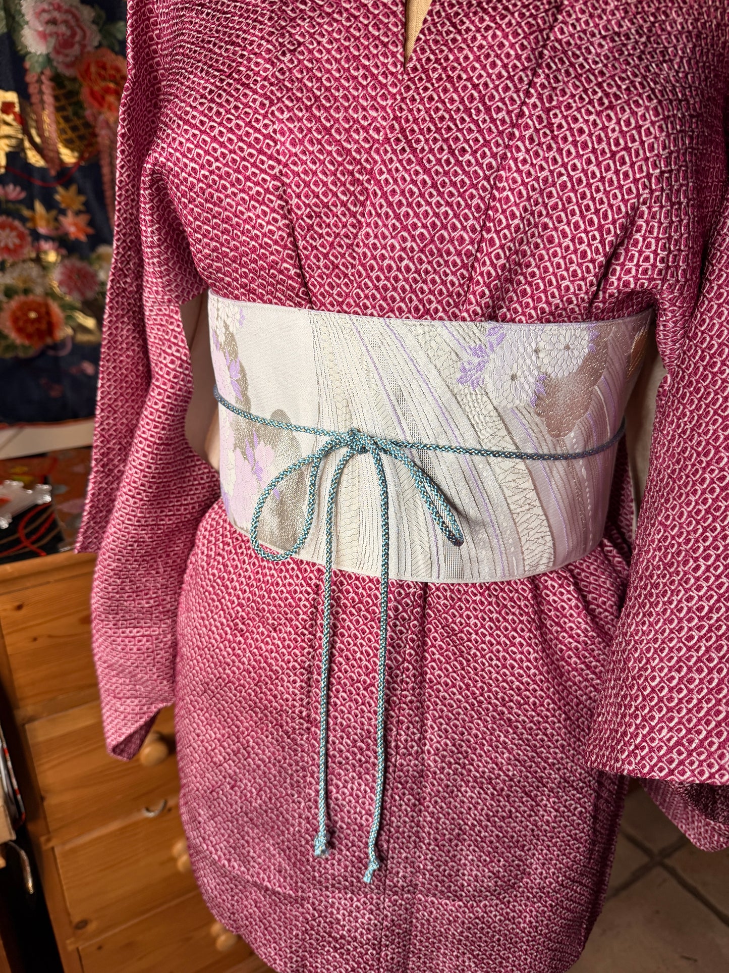 Obi ceinture de kimono japonais avec cordelette