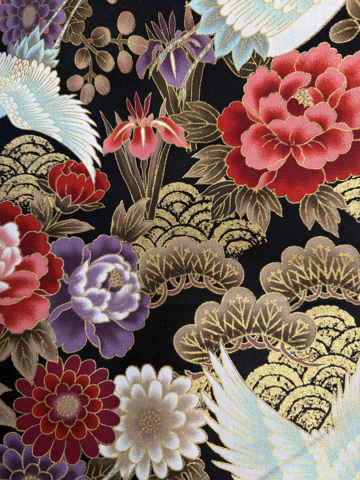 Japanese cotton fabric scrap