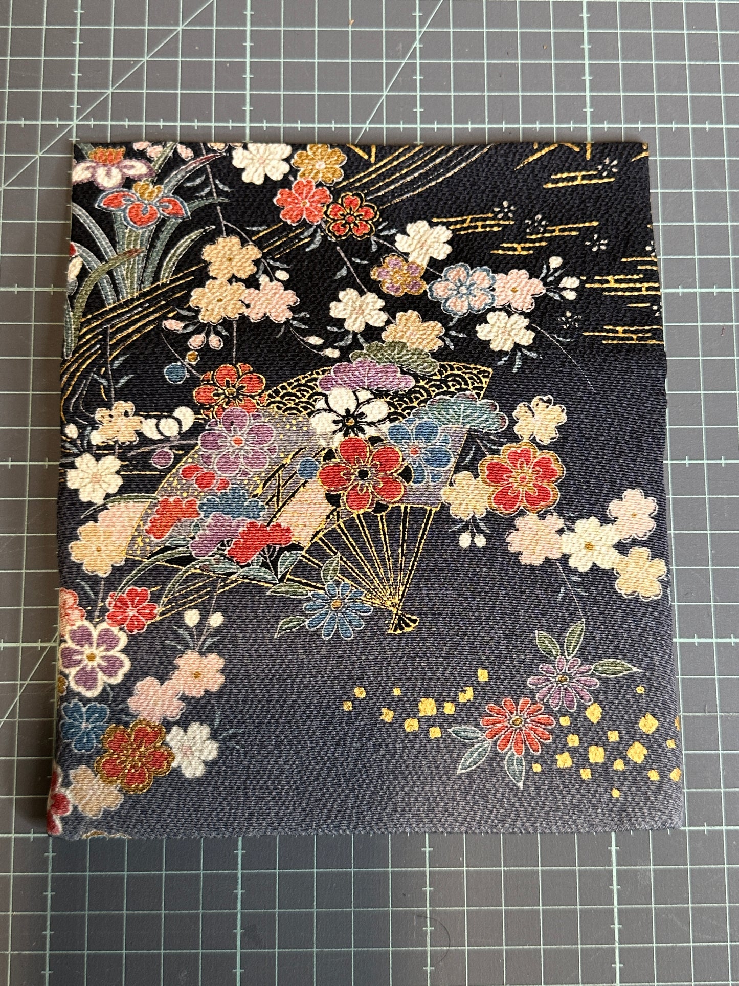 Pochette 2 compartiments kimono japonais en soie