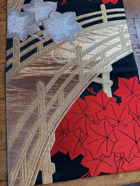 Set de table Obi japonais en soie Neuf