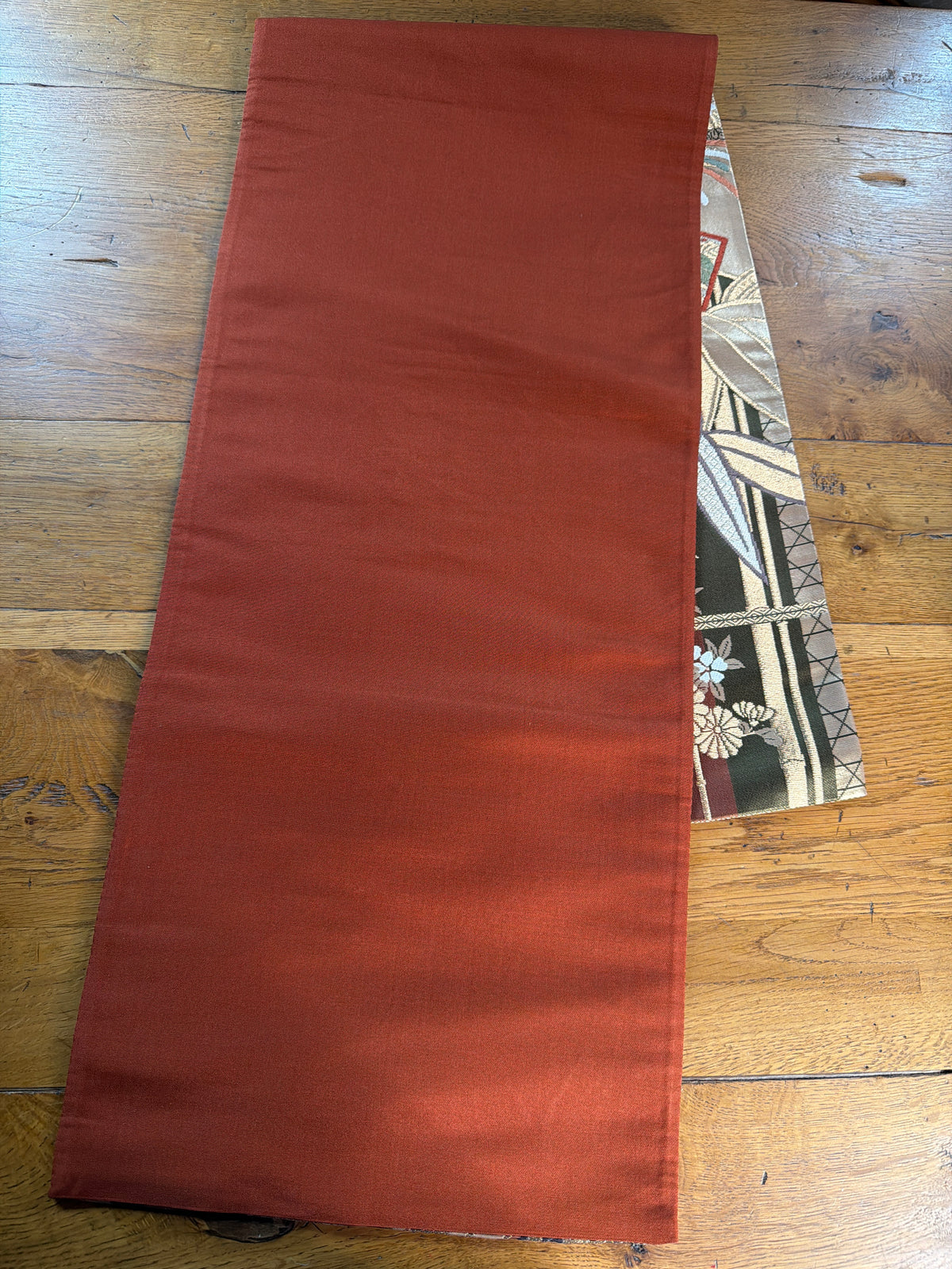 Chemin de table Obi en soie kimono japonais