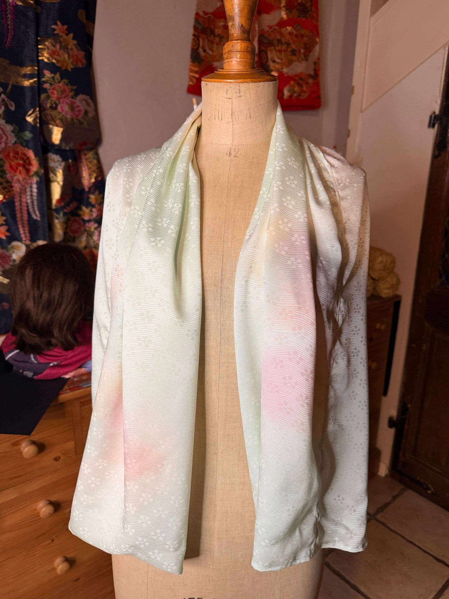 Top tunique 3 en 1 kimono japonais jyuban  en soie Neuf