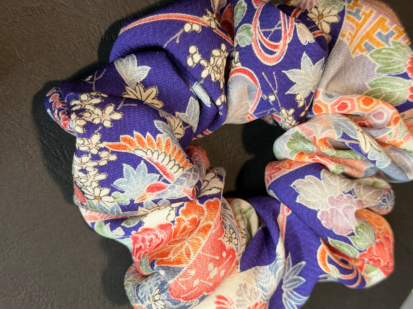 Lot de 3 chouchous kimono japonais en soie