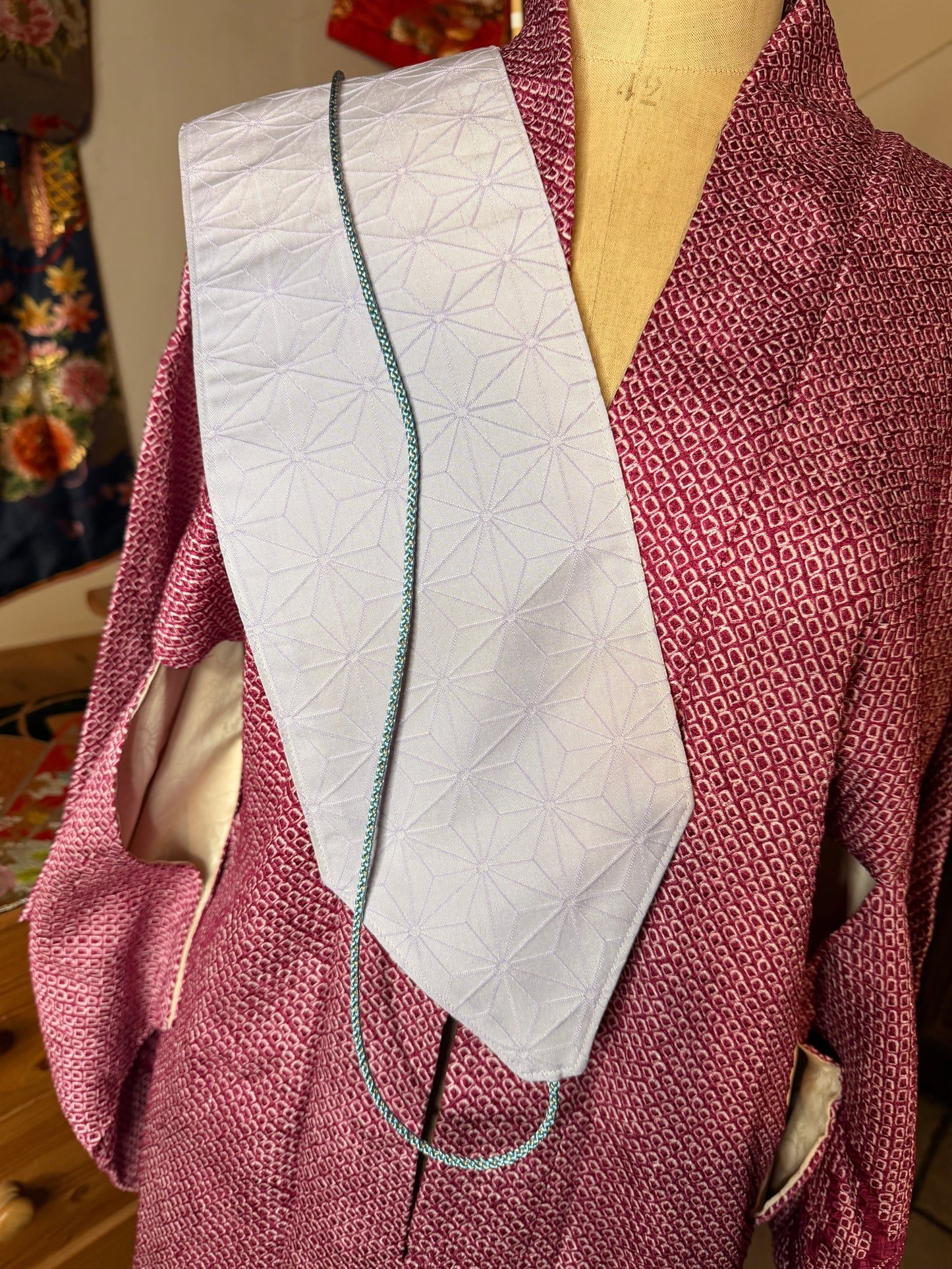 Obi ceinture de kimono japonais avec cordelette