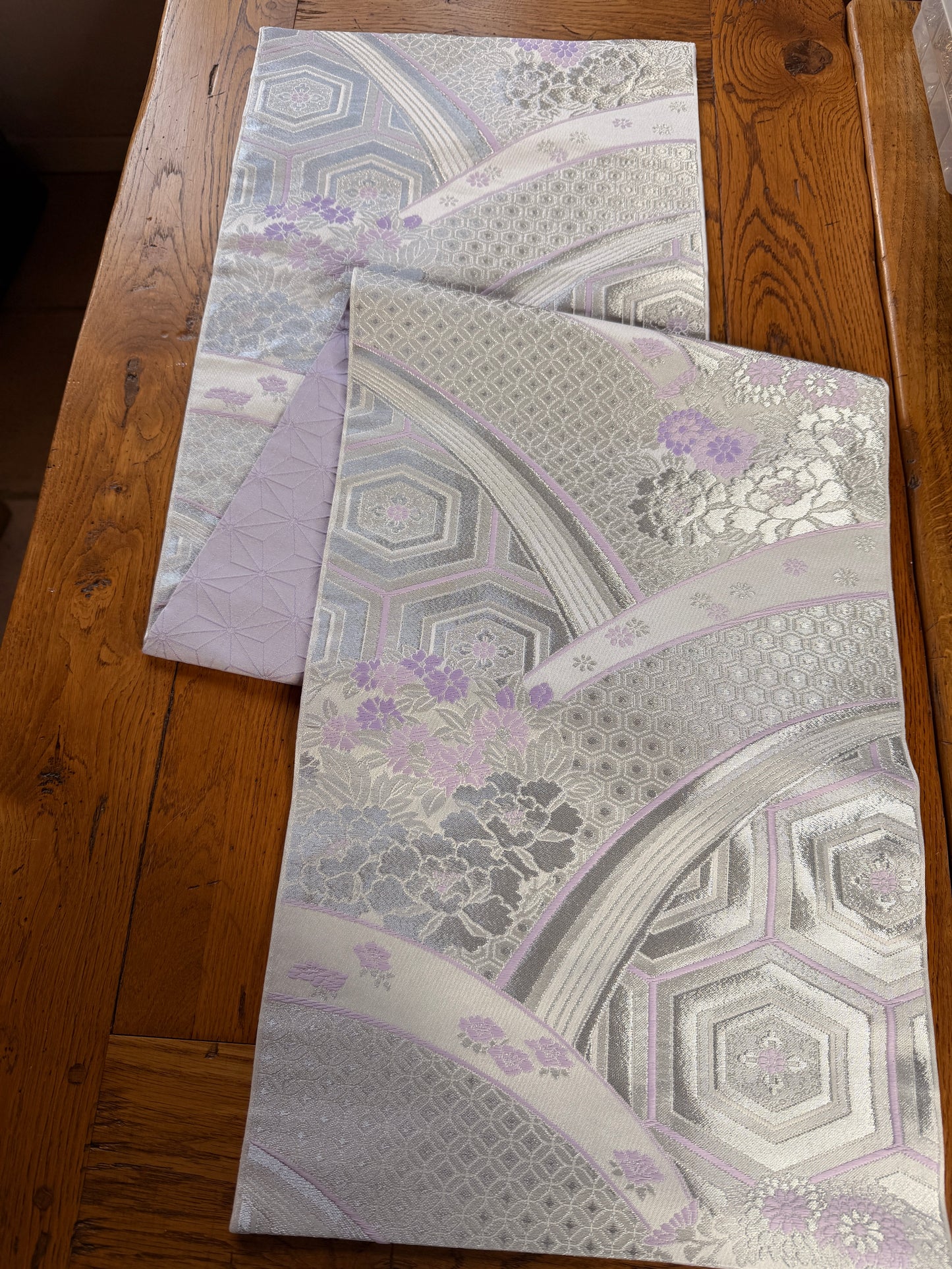 Chemin de table Obi japonais