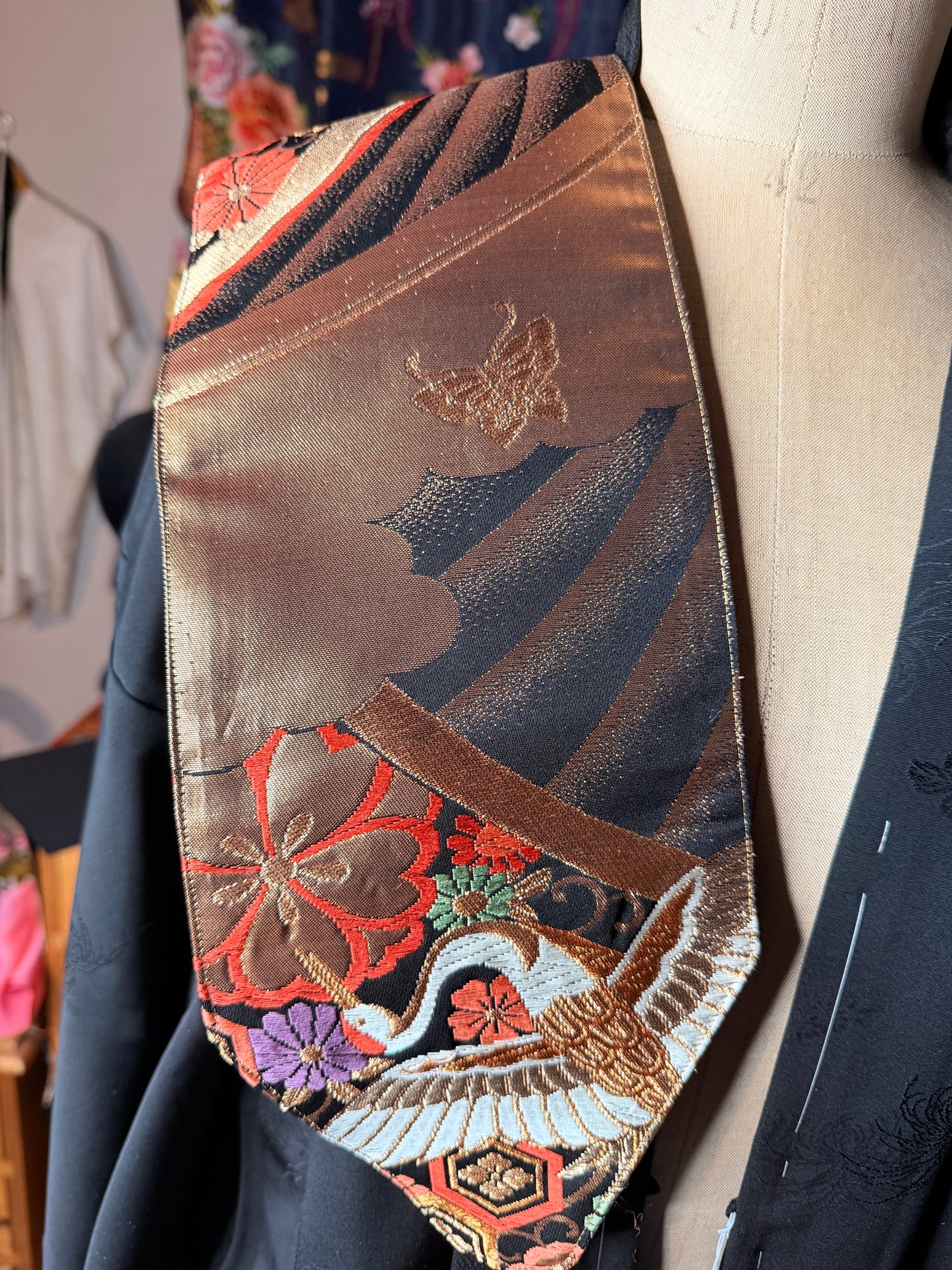 Ceinture Obi kimono japonais en soie