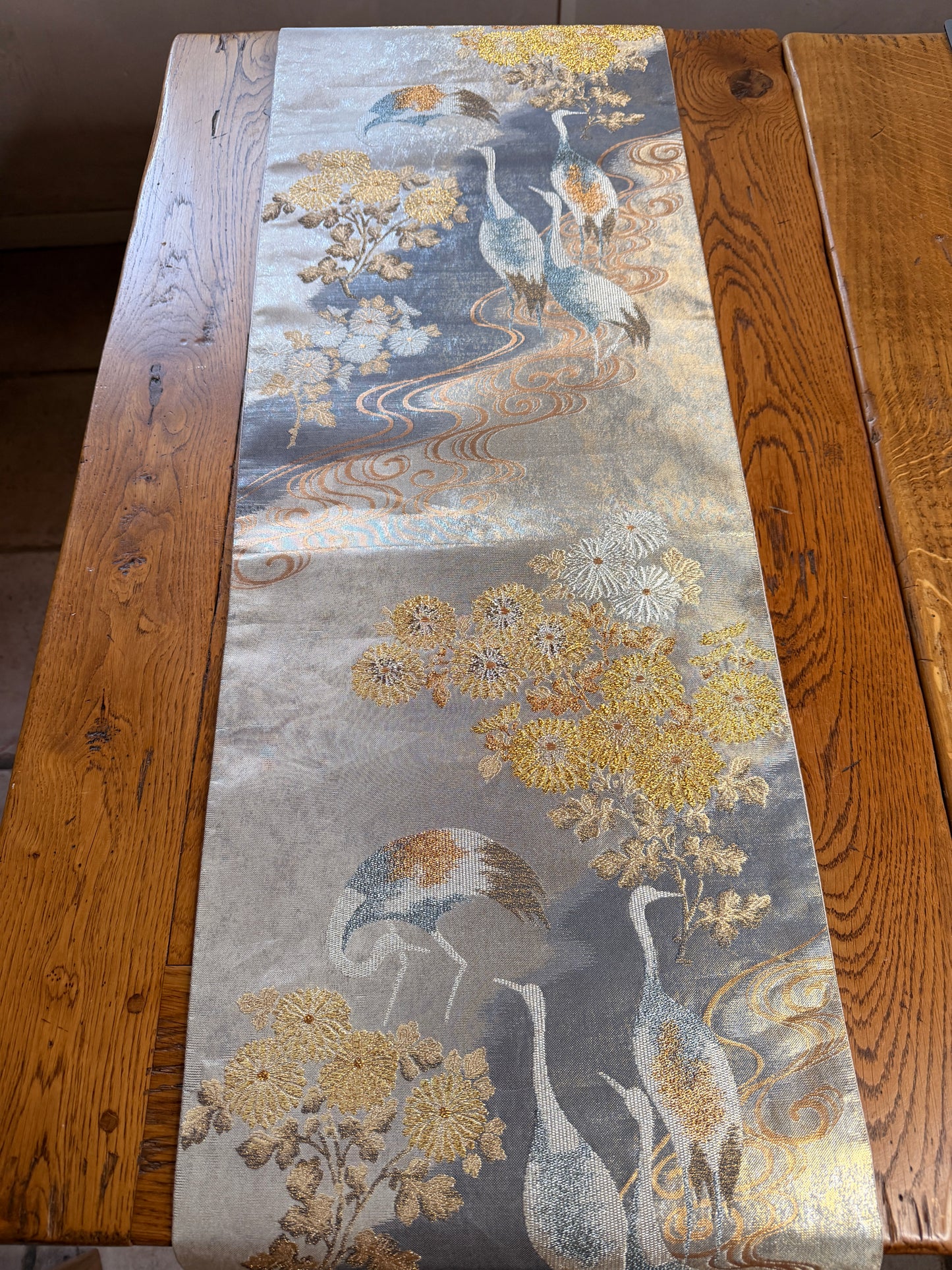 Chemin de table Obi en soie