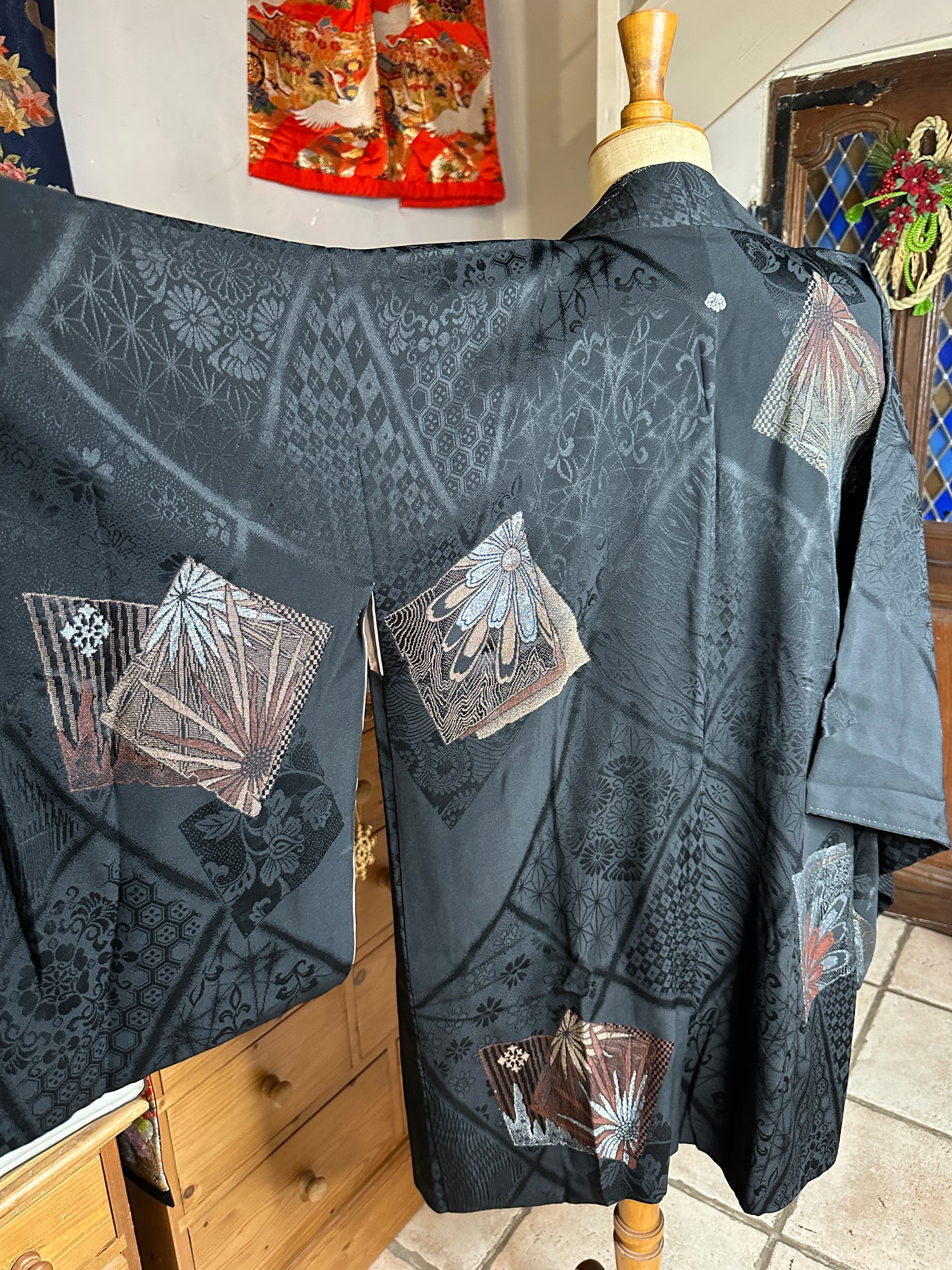 Haori veste kimono japonais Neuen soie