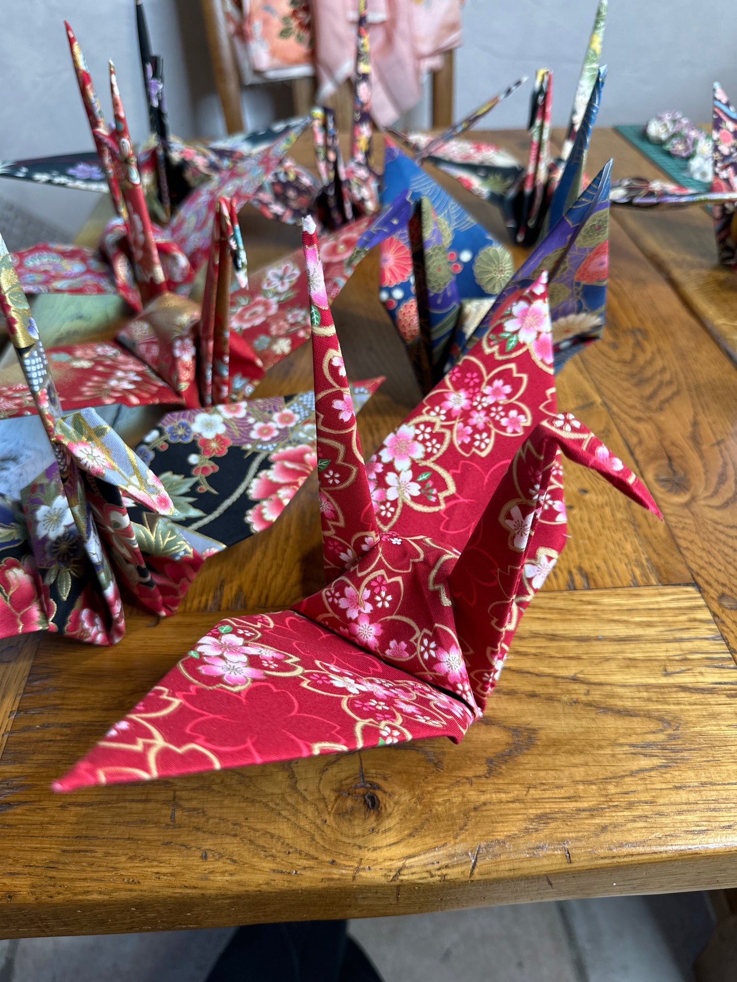 Grue oiseau en coton Japonais