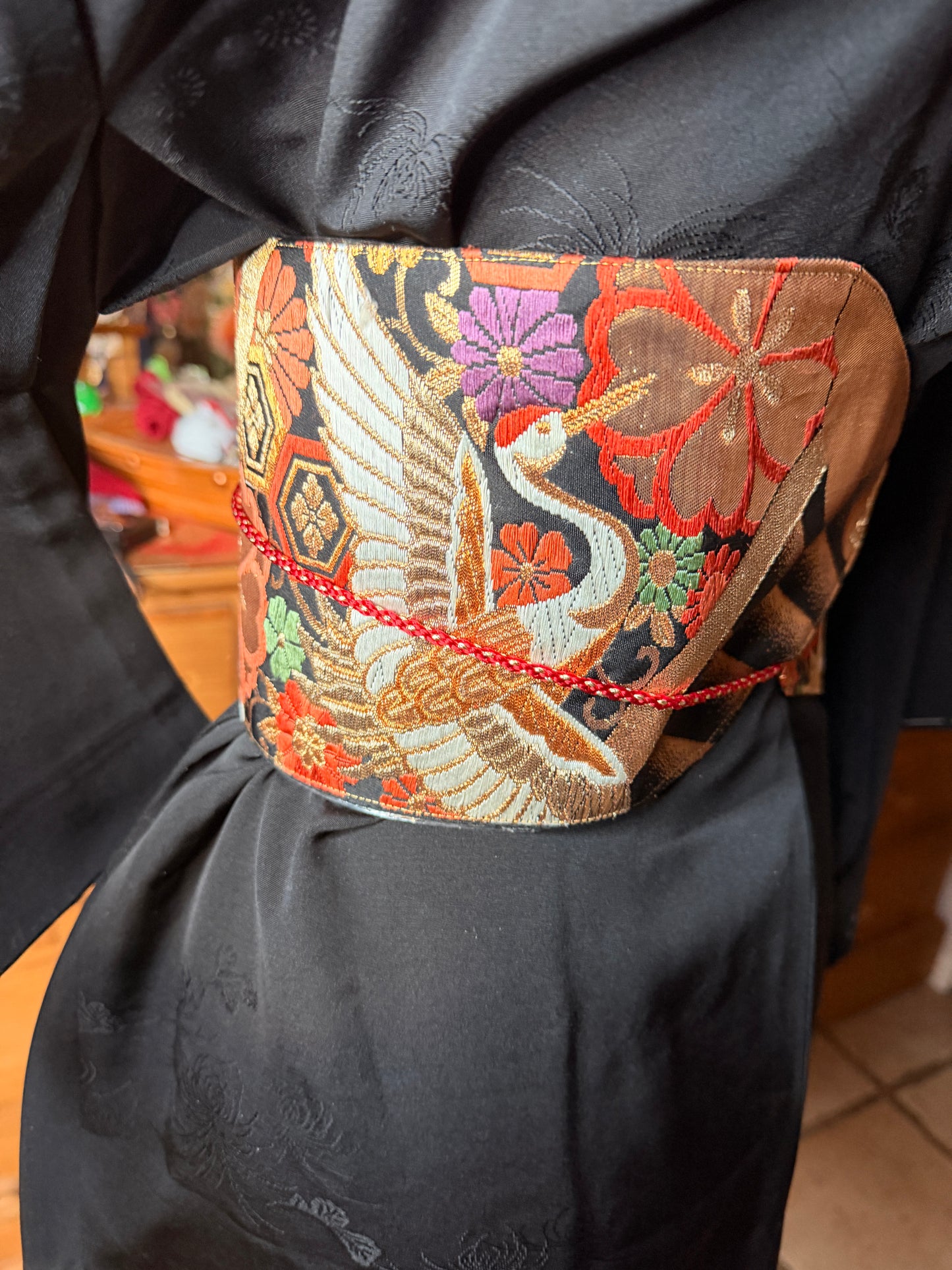 Ceinture Obi kimono japonais en soie