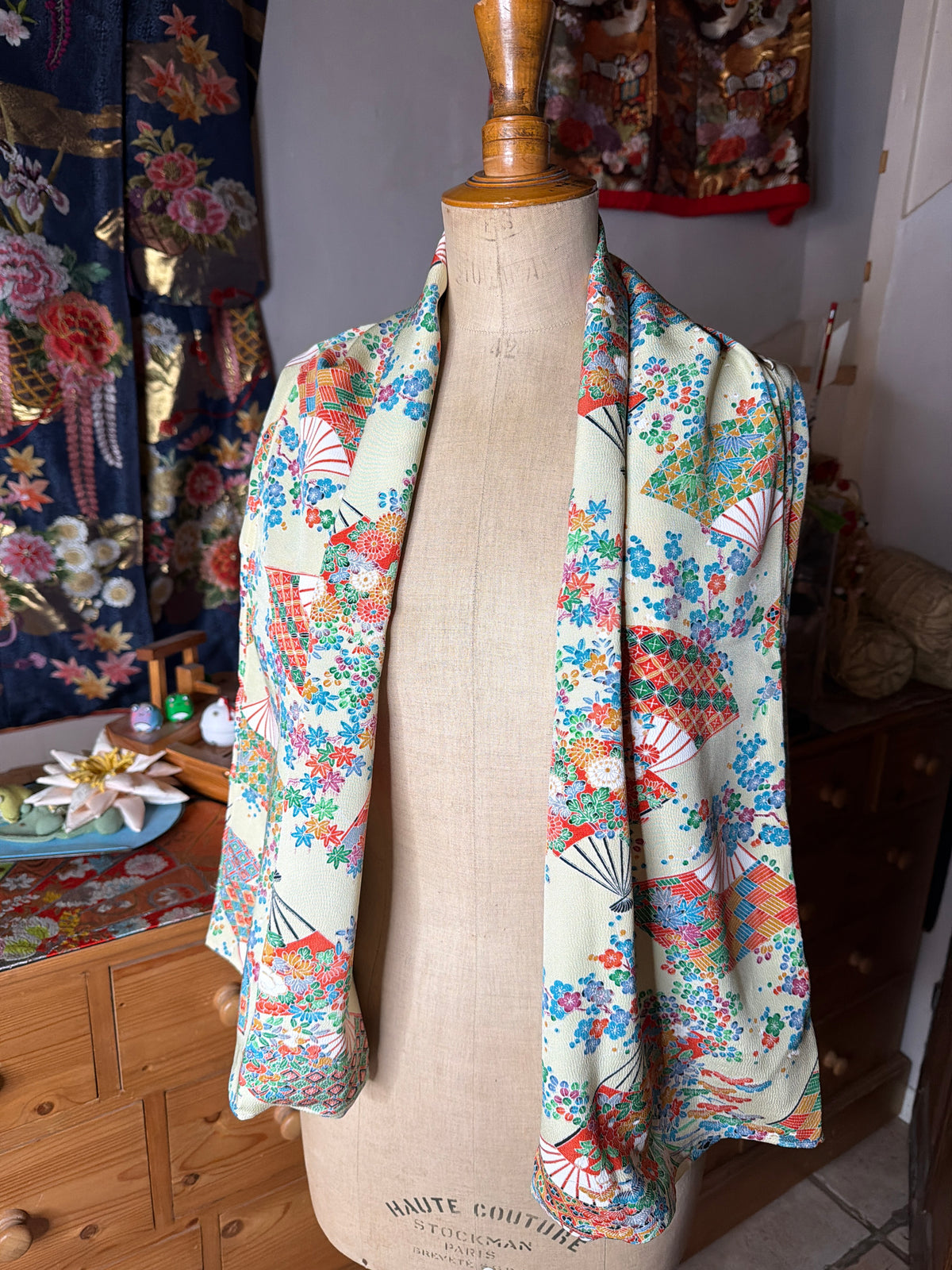 Top tunique 3 en 1 kimono japonais en soie