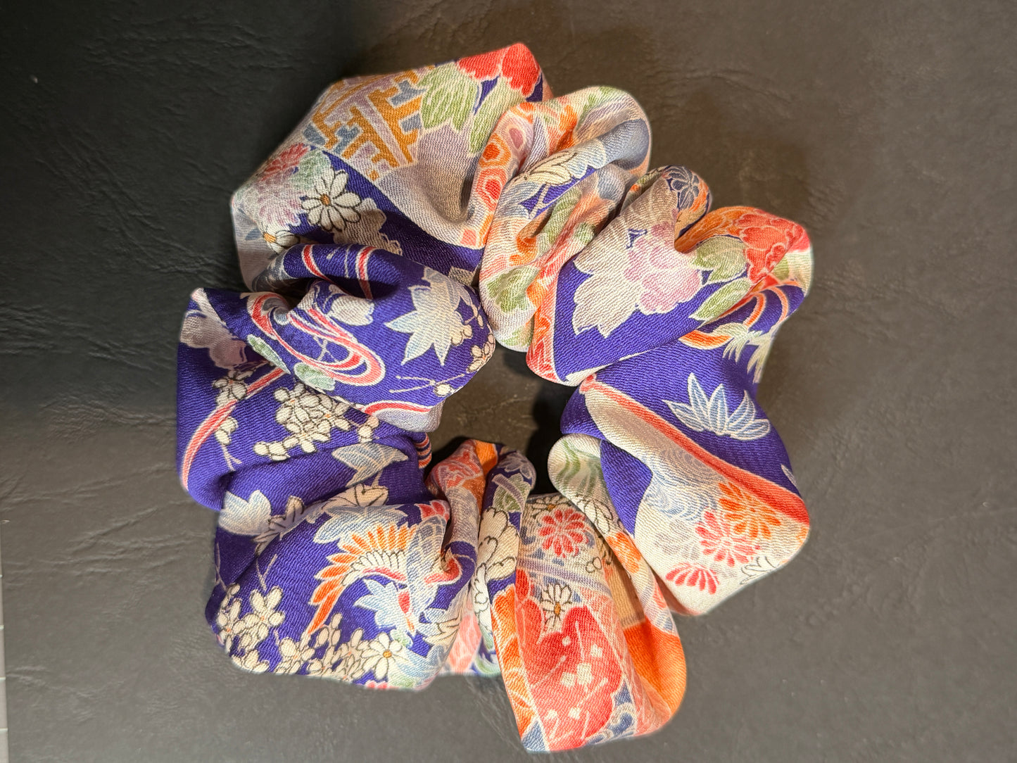 Lot de 3 chouchous kimono japonais en soie