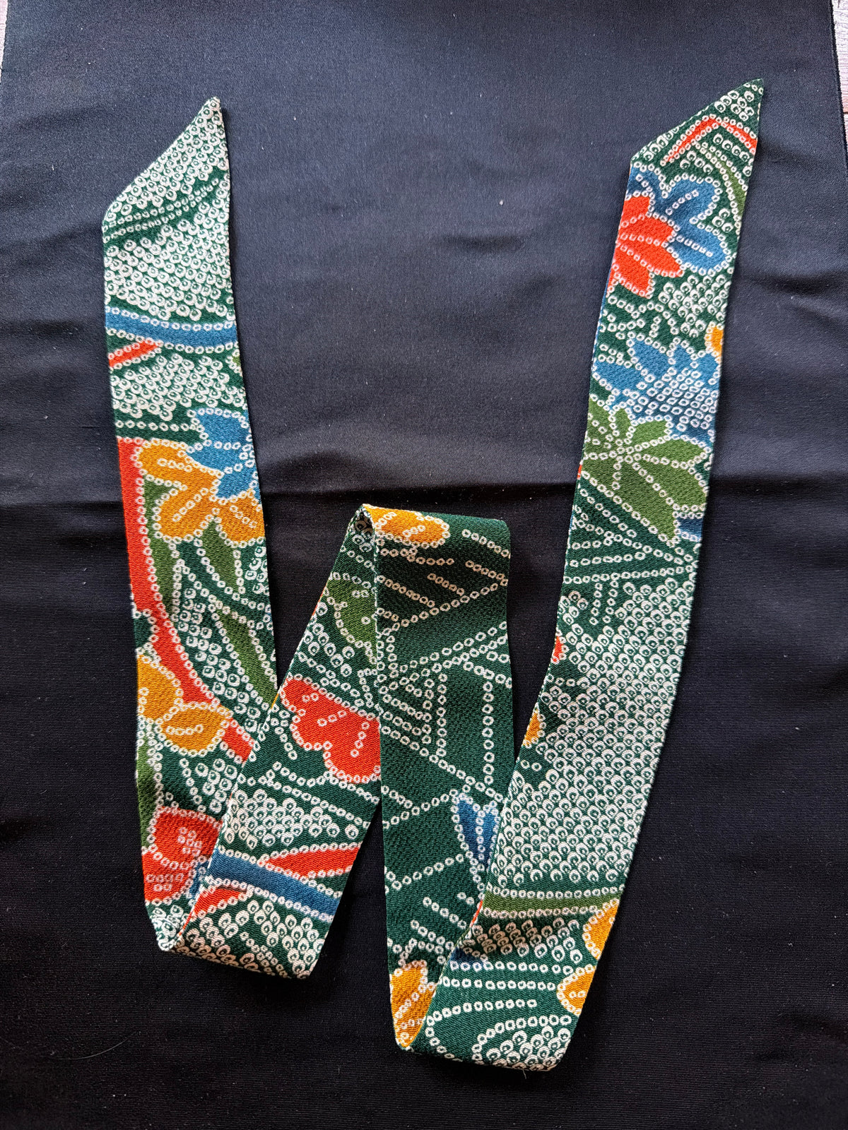 Foulard ruban kimono japonais en soie Neuf