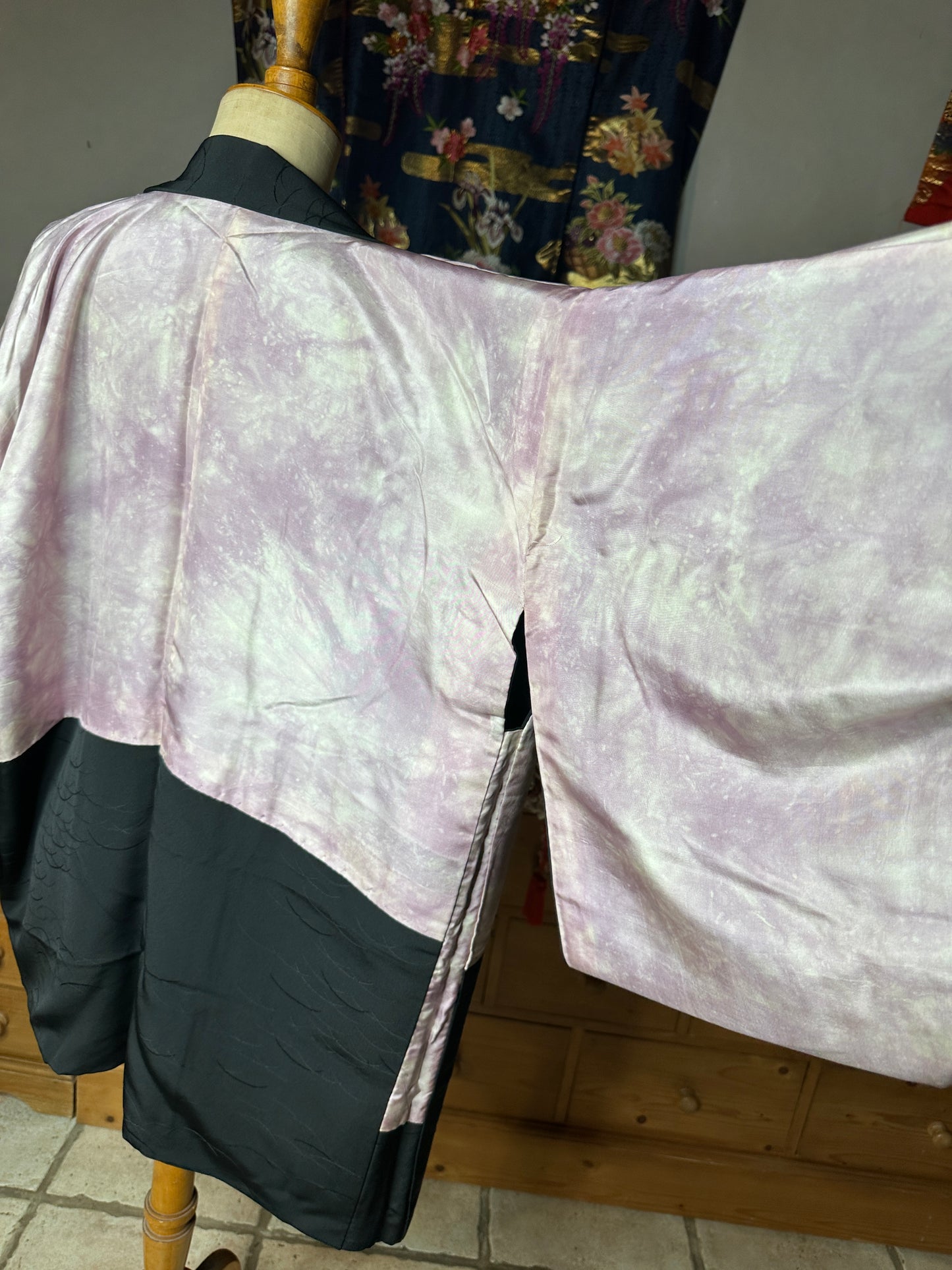 Haori veste kimono japonais en soie