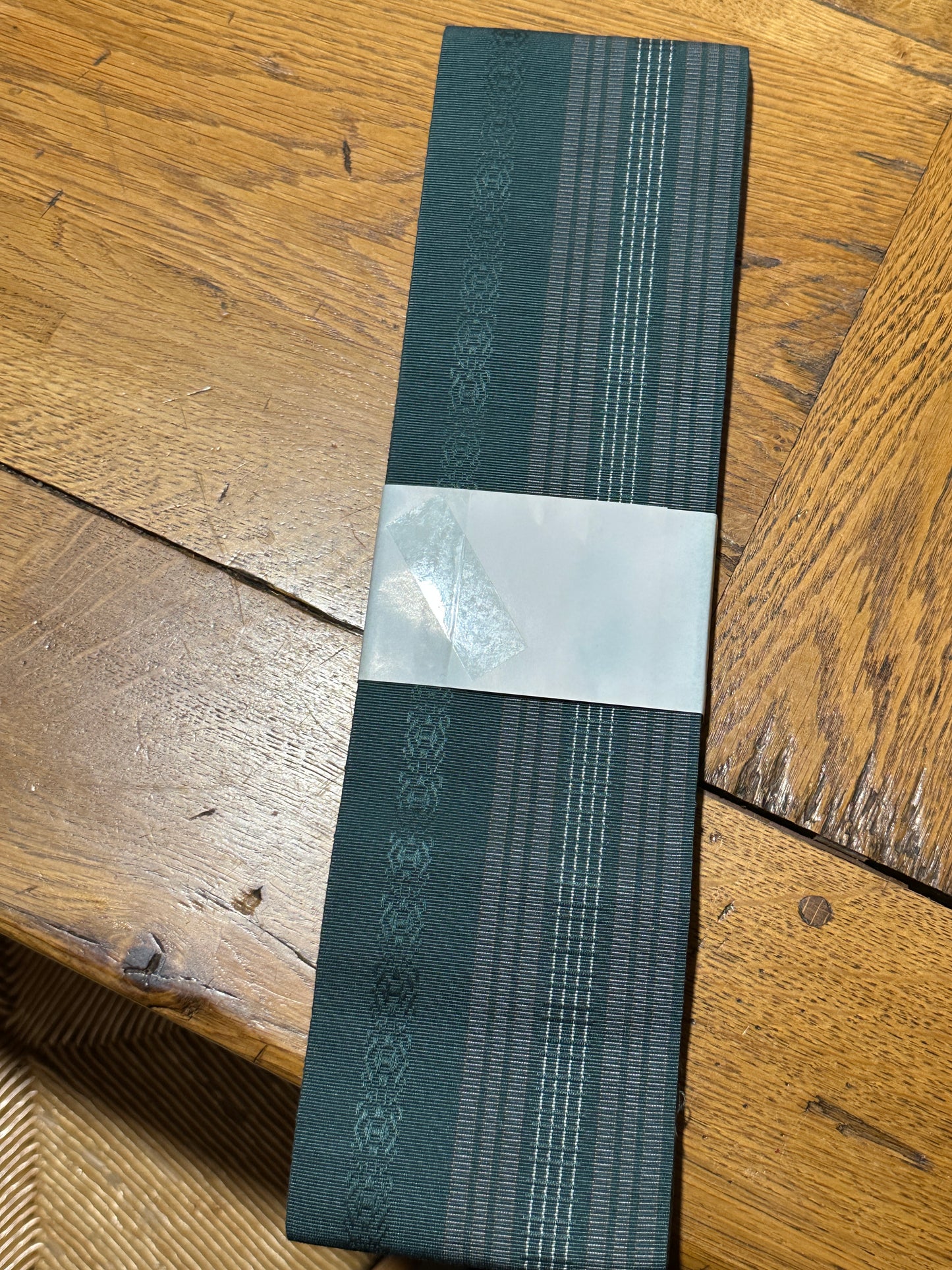 Obi kimono japonais homme Hakata ori Neuf