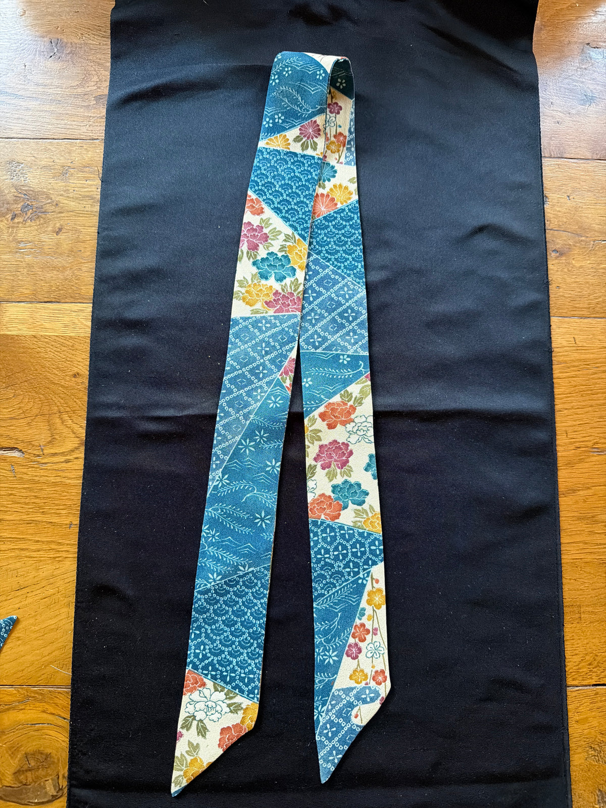 Foulard ruban kimono japonais en soie